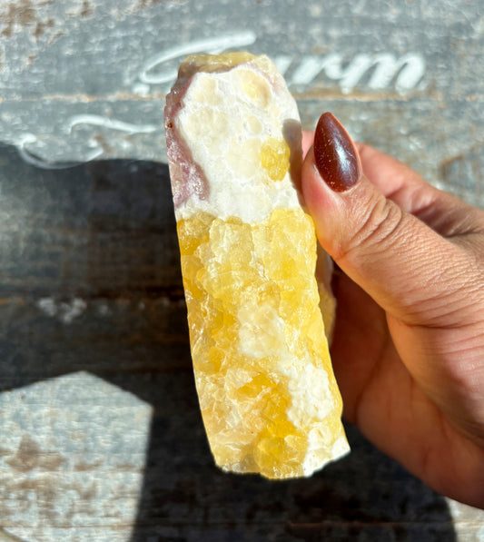 Gorgeous Rainbow Fluorite Slab | Opt D