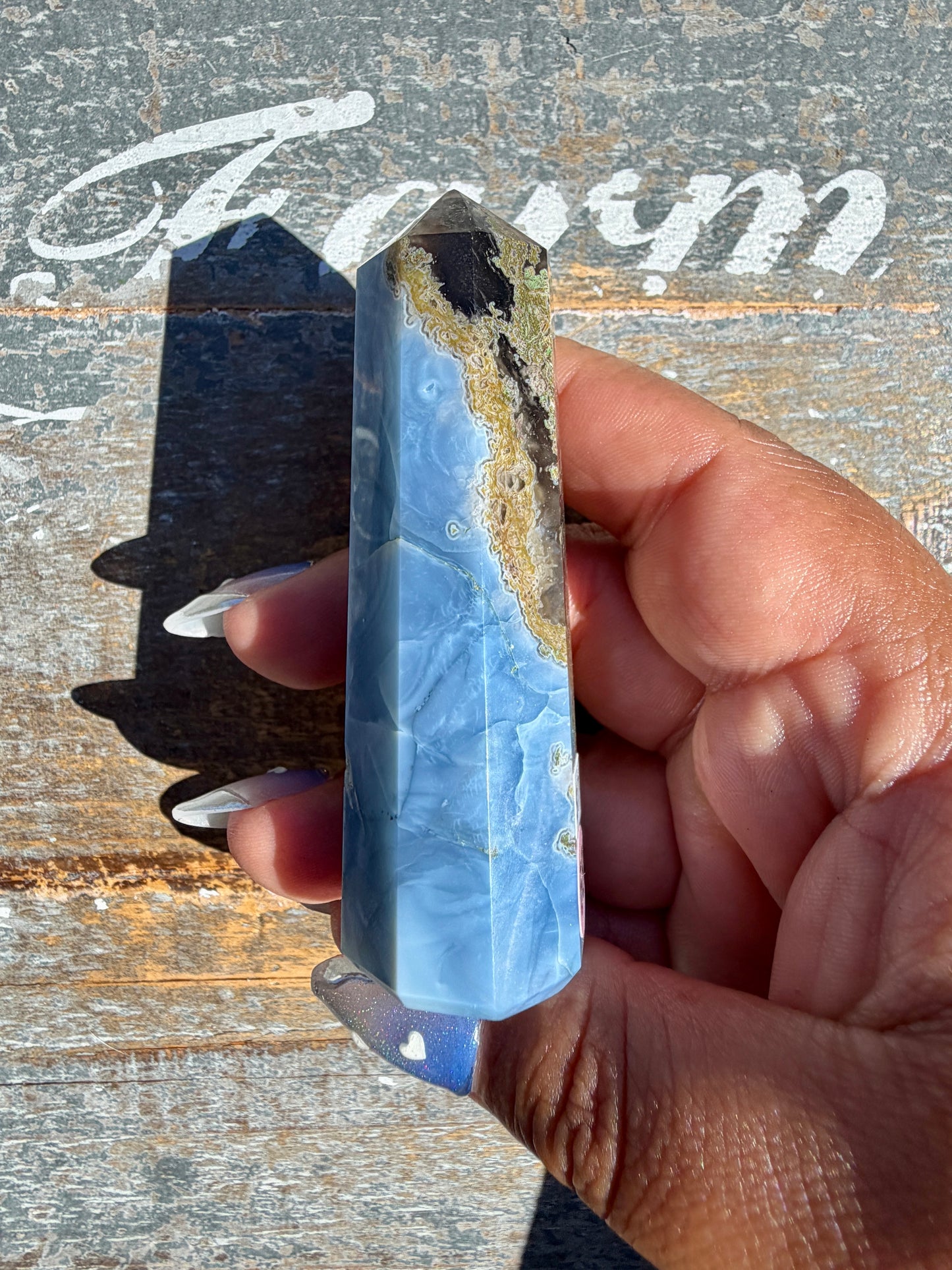 Gorgeous Blue Opal Tower | India | Opt 68
