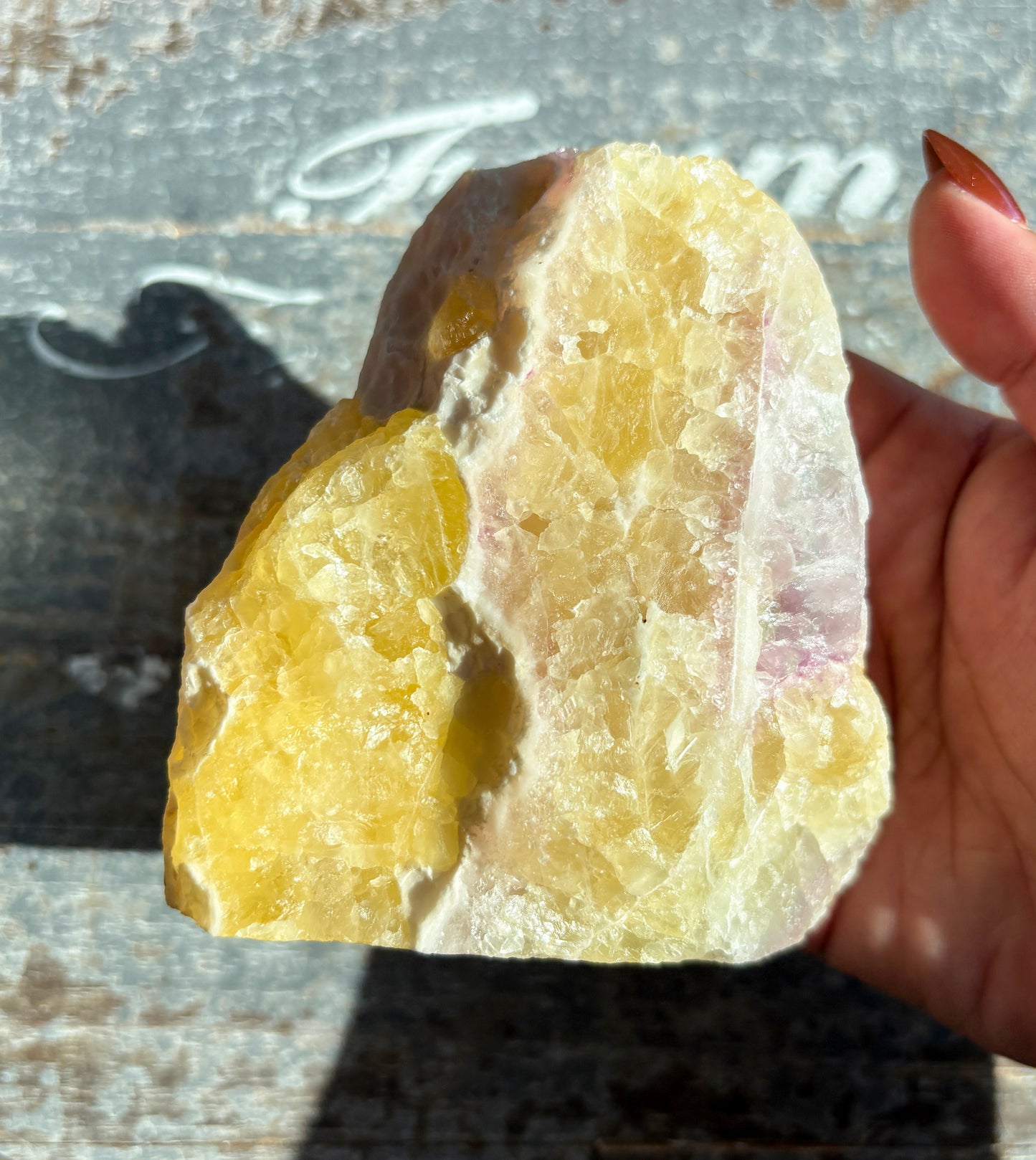 Gorgeous Rainbow Fluorite Slab | Opt D