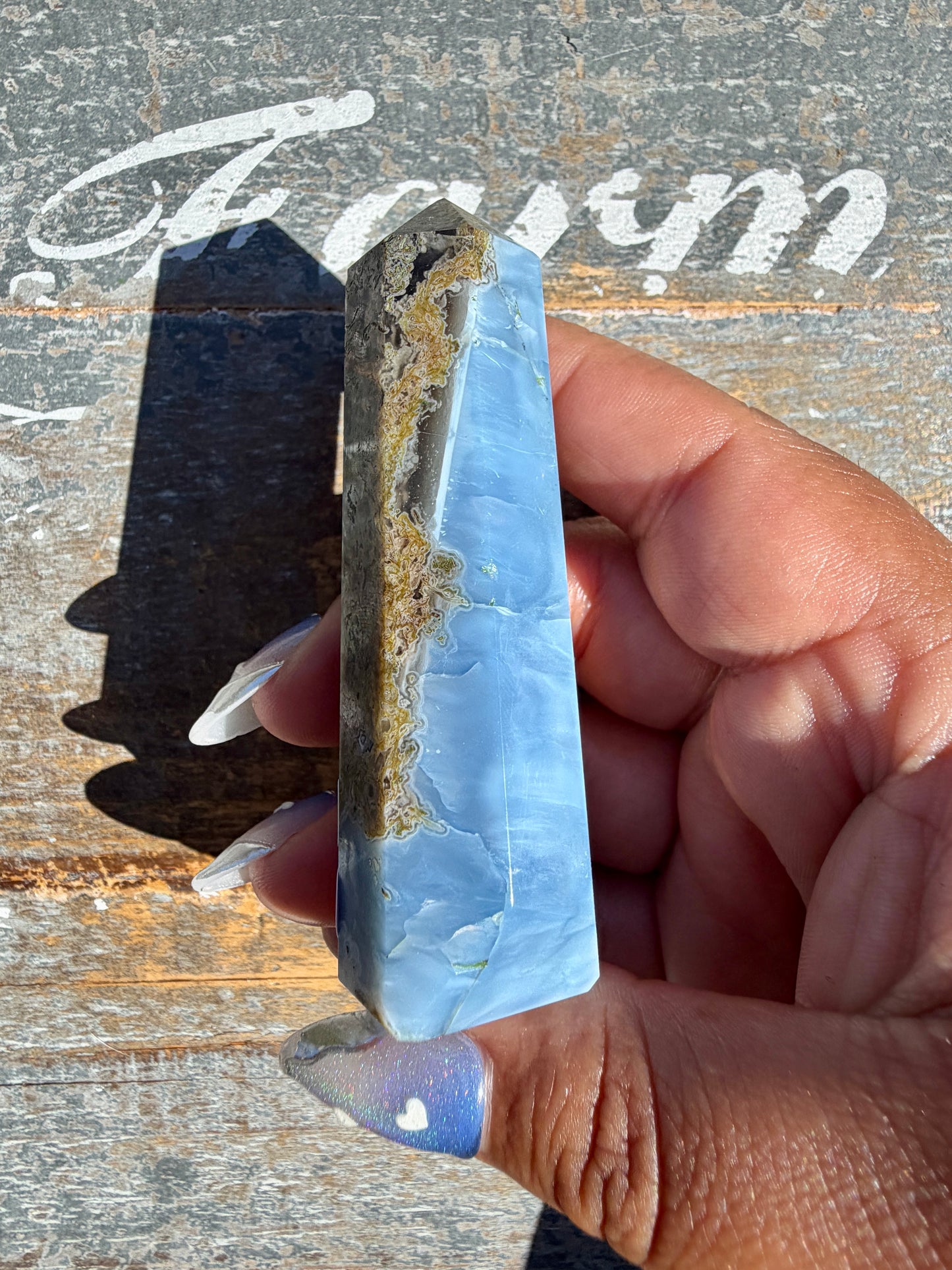 Gorgeous Blue Opal Tower | India | Opt 68