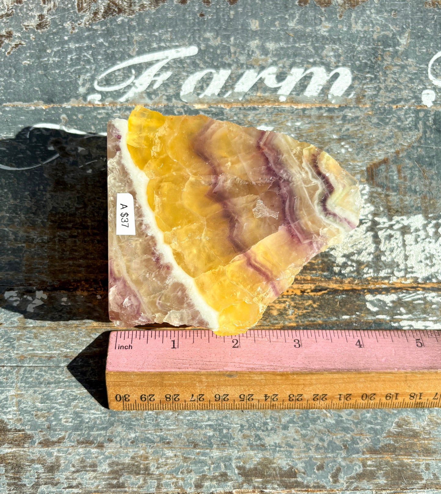 Gorgeous Rainbow Fluorite Slab | Opt A