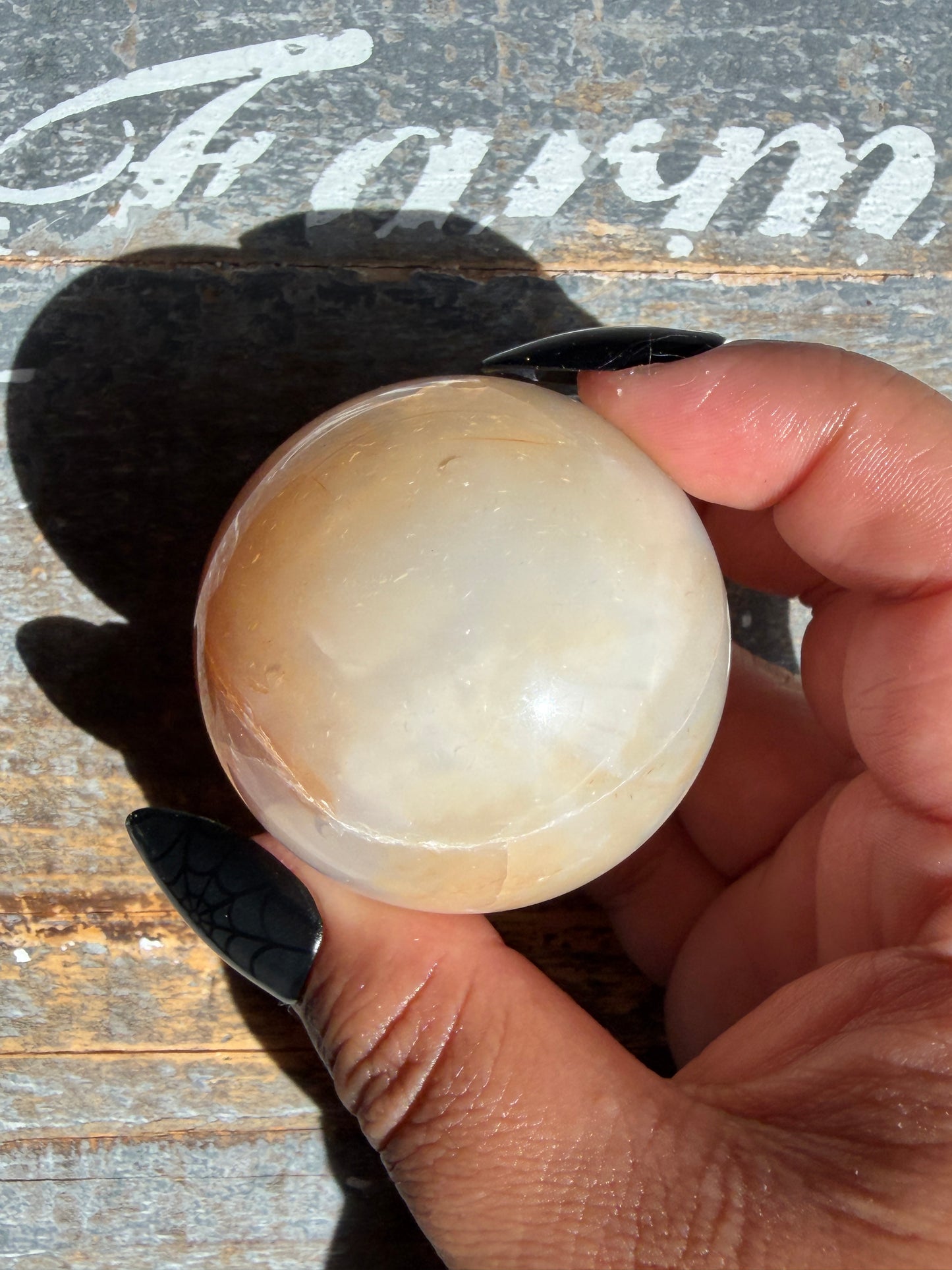 Gorgeous Druzy Carnelian Sphere | Opt 57