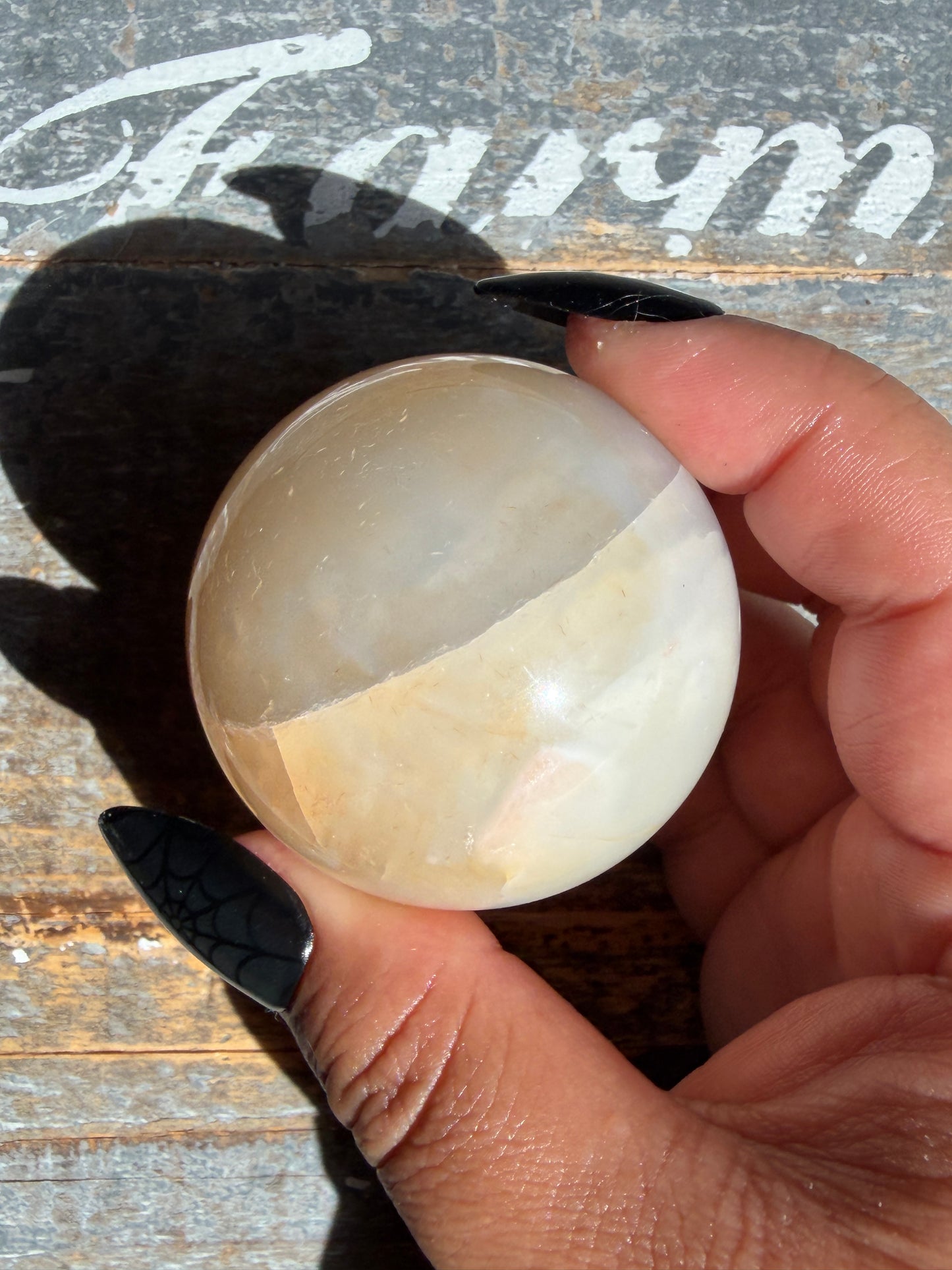 Gorgeous Druzy Carnelian Sphere | Opt 57