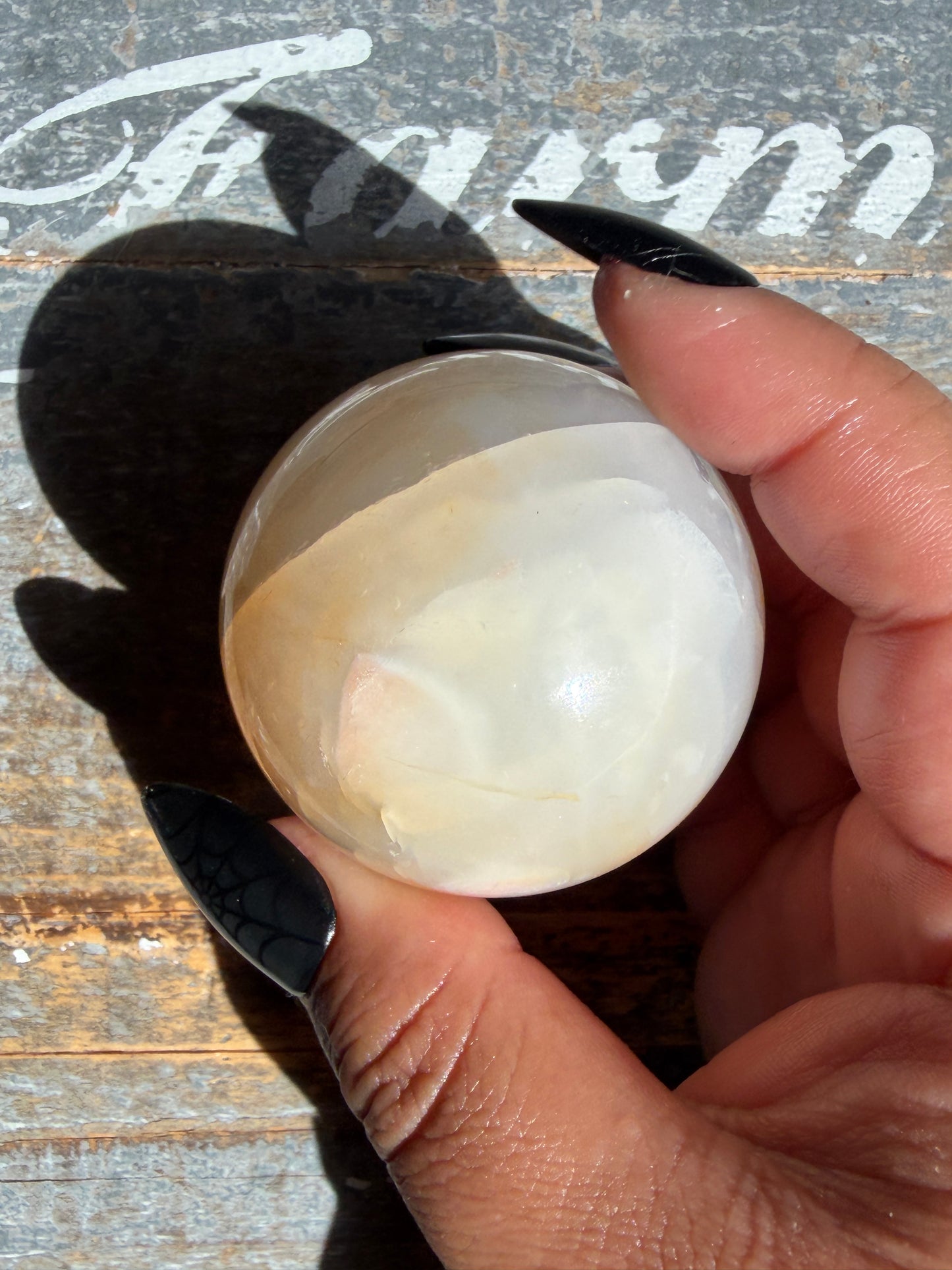 Gorgeous Druzy Carnelian Sphere | Opt 57