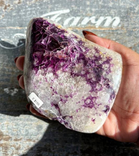 Gorgeous Illinois Fluorite Freeform | Opt E