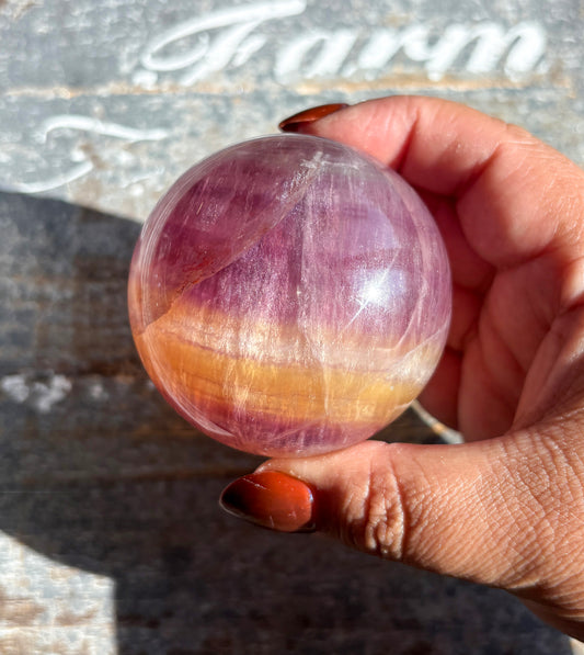 Gorgeous Candy Fluorite Fluorite Sphere | Opt I