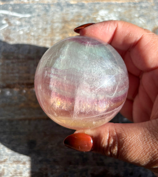 Gorgeous Candy Fluorite Fluorite Sphere | Opt E