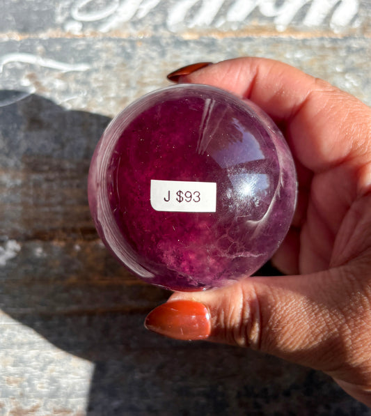 Gorgeous Candy Fluorite Fluorite Sphere | Opt J