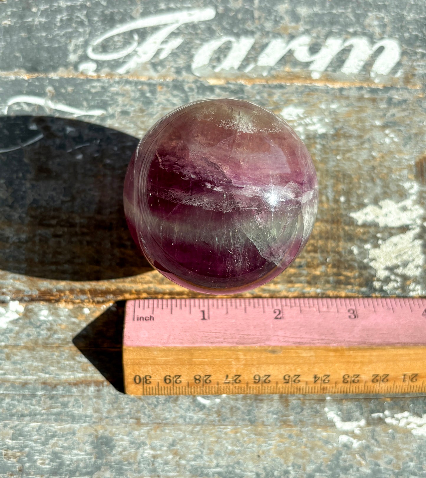 Gorgeous Candy Fluorite Fluorite Sphere | Opt J