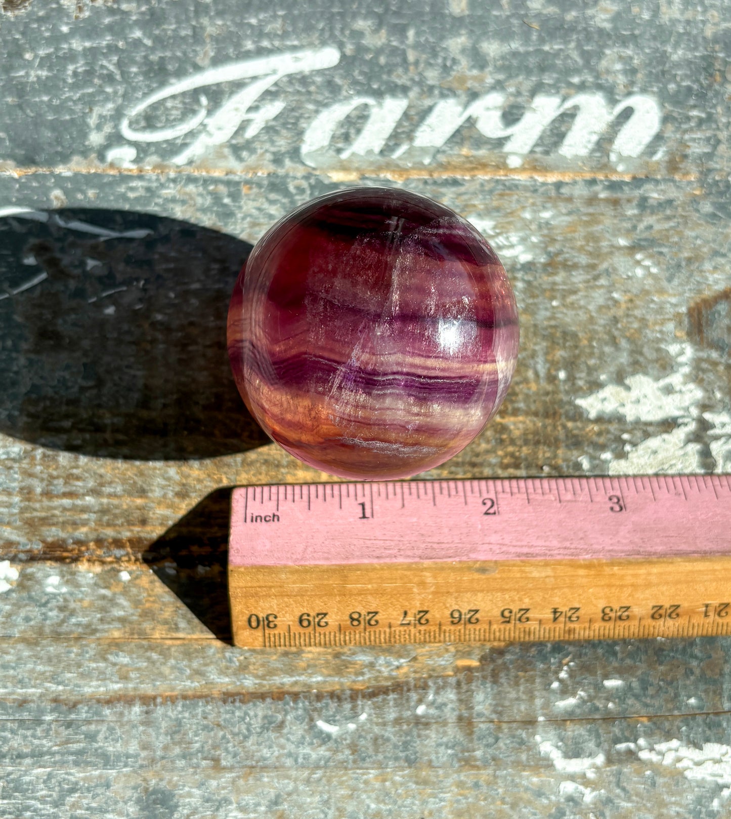 Gorgeous Candy Fluorite Fluorite Sphere | Opt G