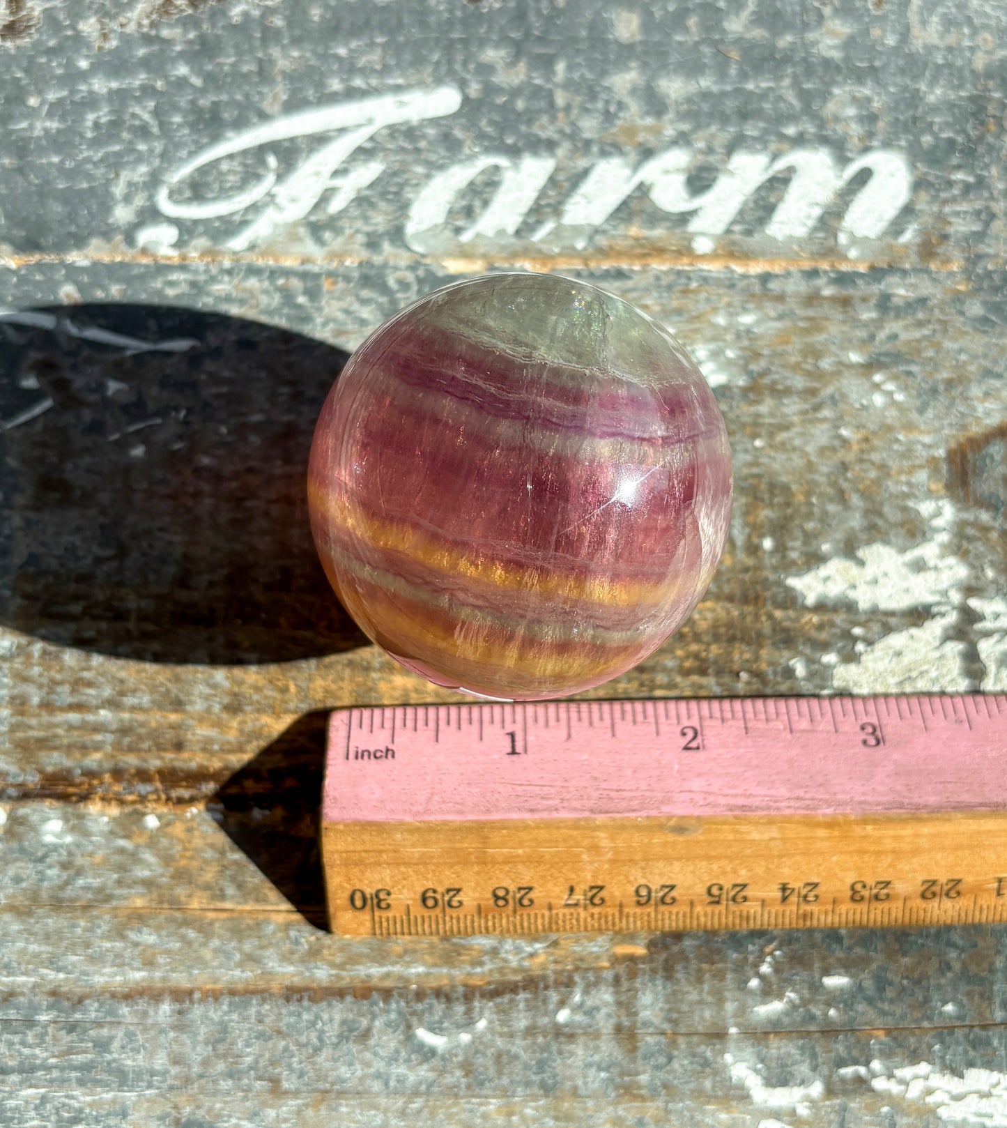 Gorgeous Candy Fluorite Fluorite Sphere | Opt H