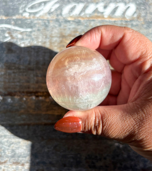 Gorgeous Candy Fluorite Fluorite Sphere | Opt L