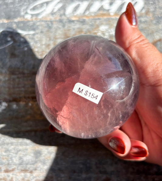 Gorgeous Candy Fluorite Fluorite Sphere | Opt M