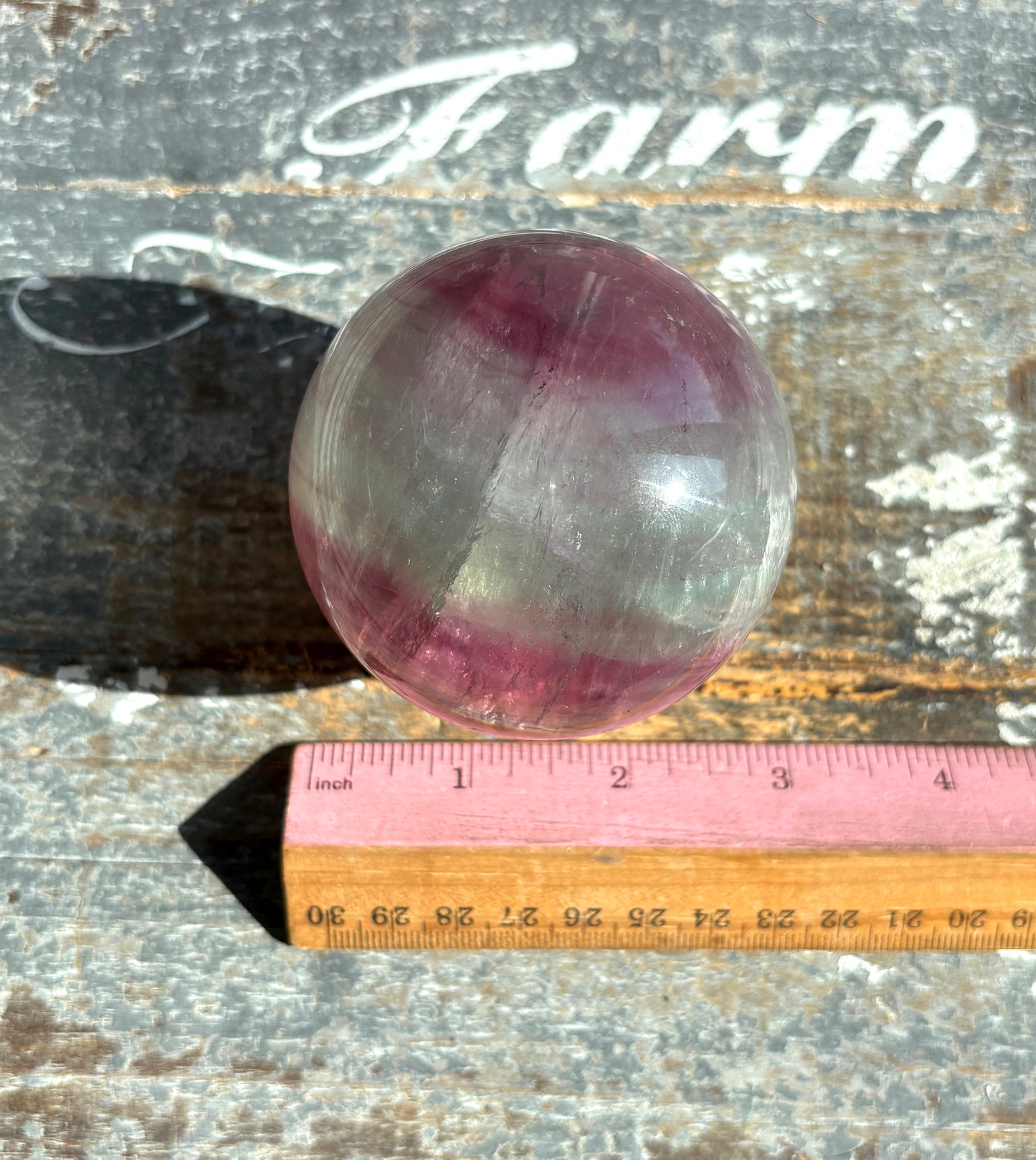 Gorgeous Candy Fluorite Fluorite Sphere | Opt M