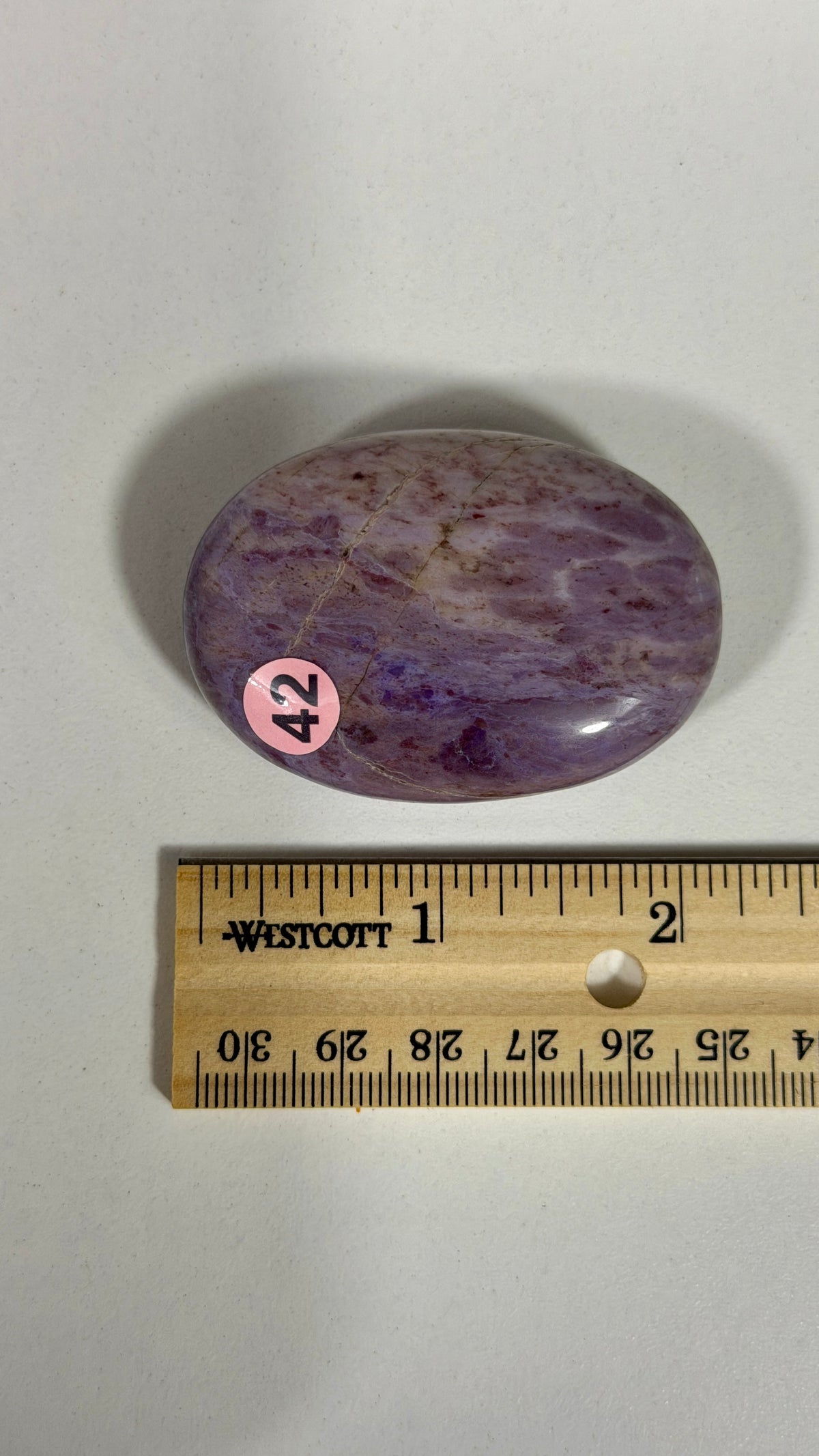 Gorgeous Lavender Jade Palm Stone from Turkey | Opt 42