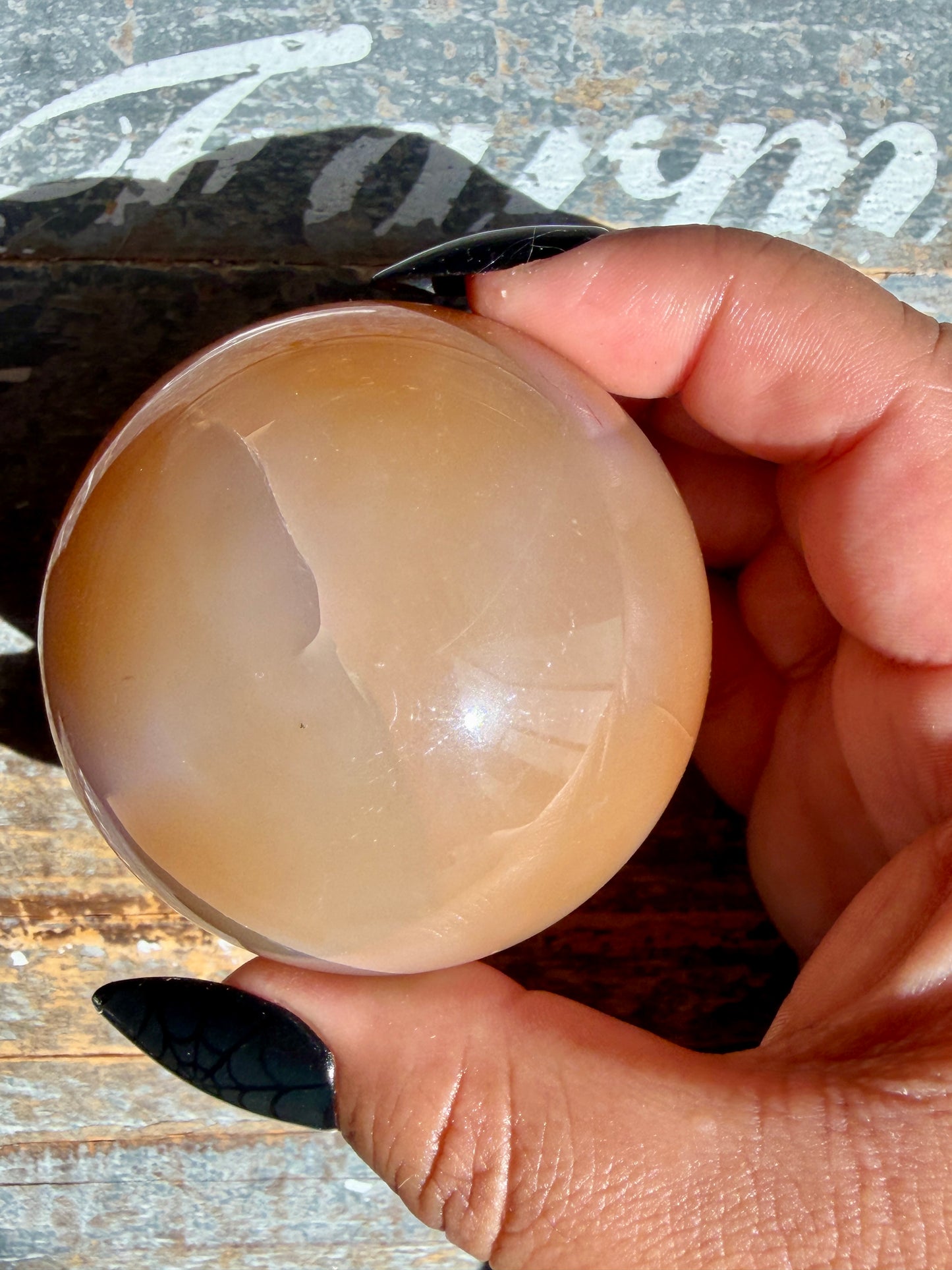 Gorgeous Druzy Carnelian Sphere | Opt 54