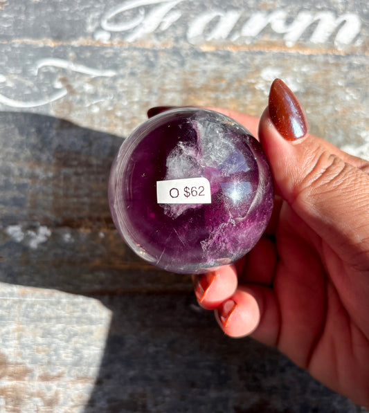 Gorgeous Candy Fluorite Fluorite Sphere | Opt O