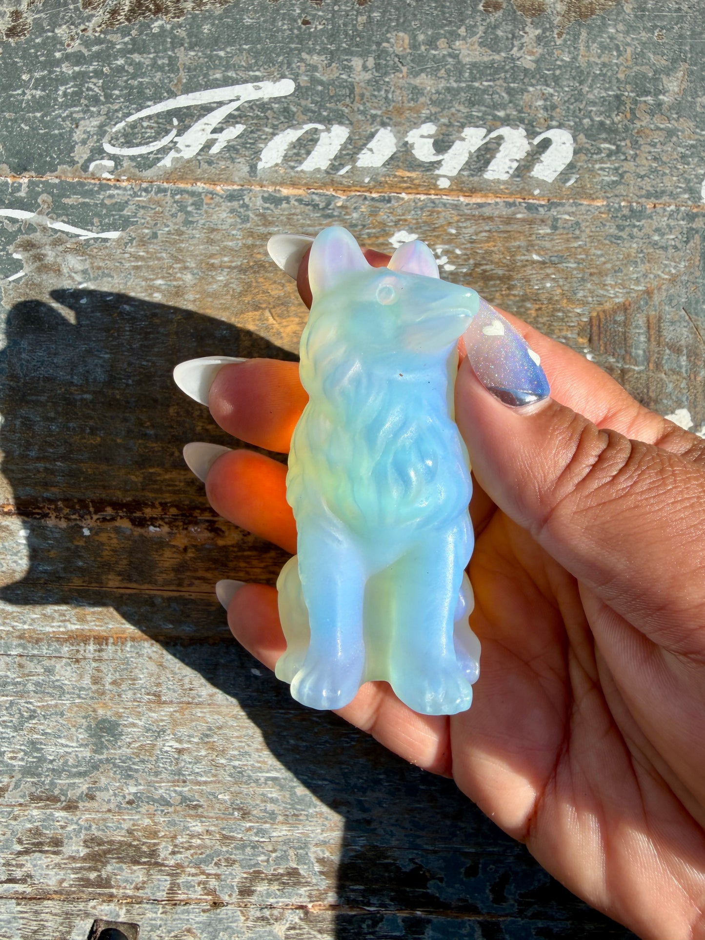 Imperfect Opalite Wolf | Opt W