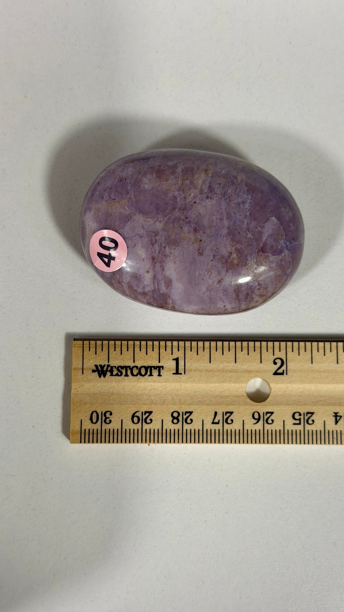 Gorgeous Lavender Jade Palm Stone from Turkey | Opt 40