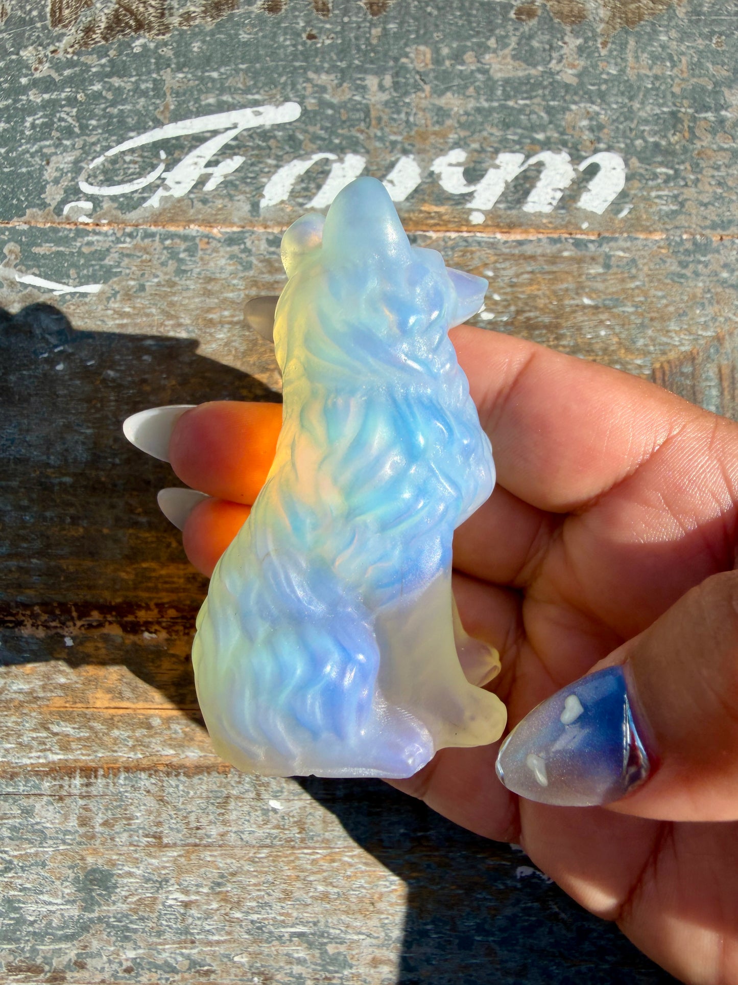 Imperfect Opalite Wolf | Opt N