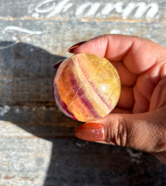 Gorgeous Candy Fluorite Fluorite Sphere | Opt K