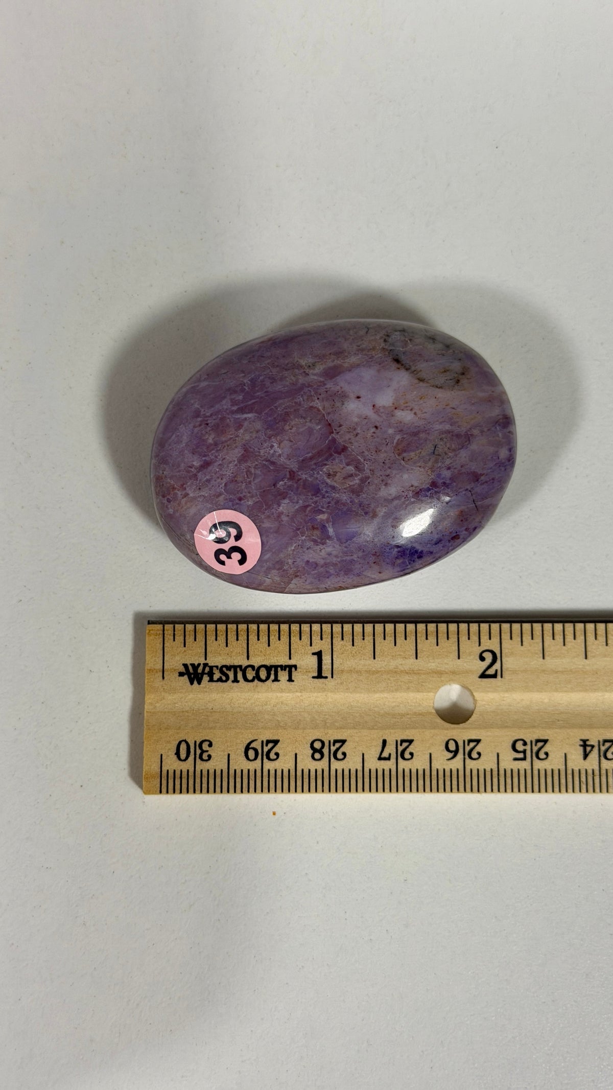 Gorgeous Lavender Jade Palm Stone from Turkey | Opt 39