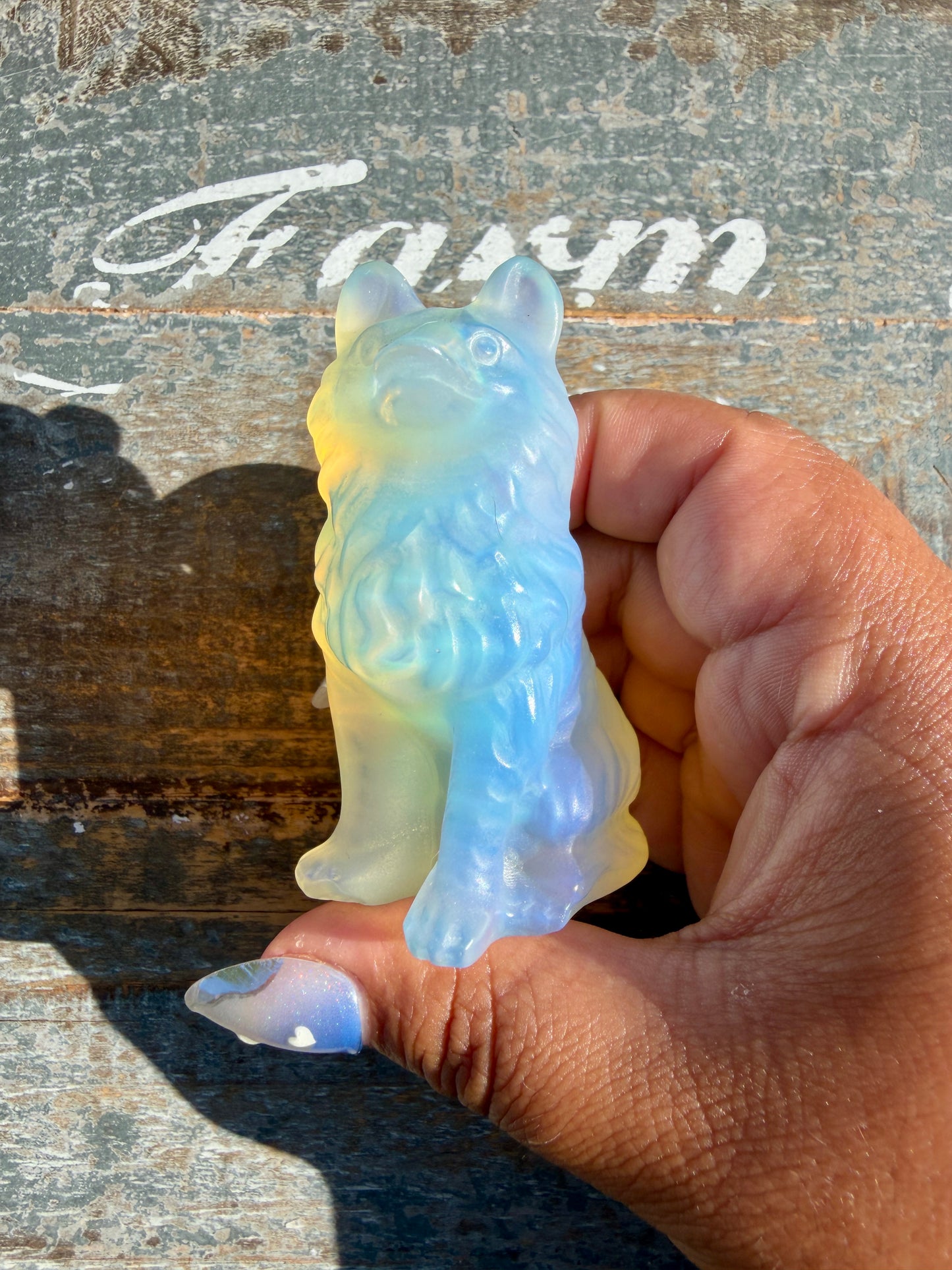 Imperfect Opalite Wolf | Opt N