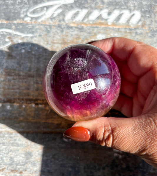 Gorgeous Candy Fluorite Fluorite Sphere | Opt F