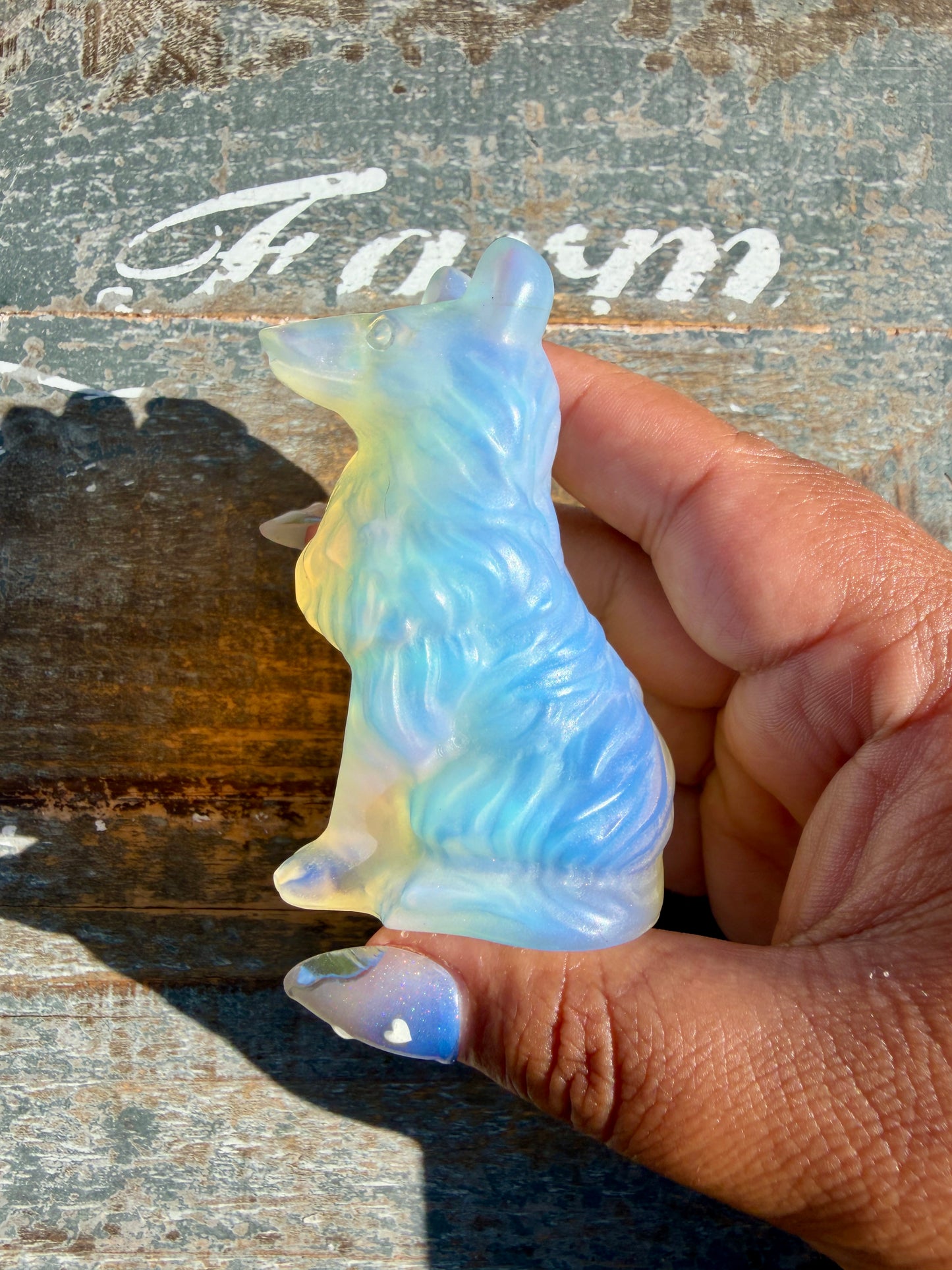 Imperfect Opalite Wolf | Opt N