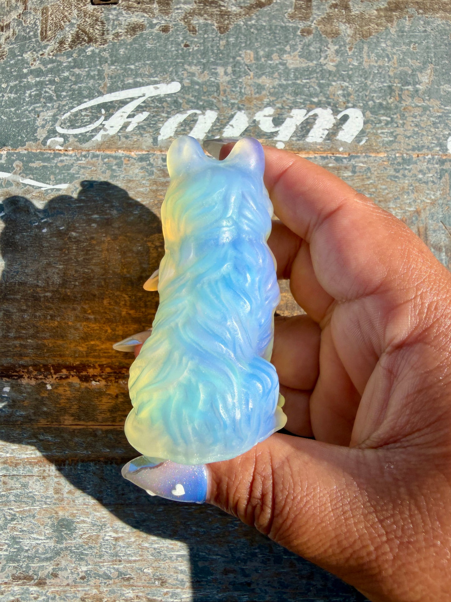 Imperfect Opalite Wolf | Opt N