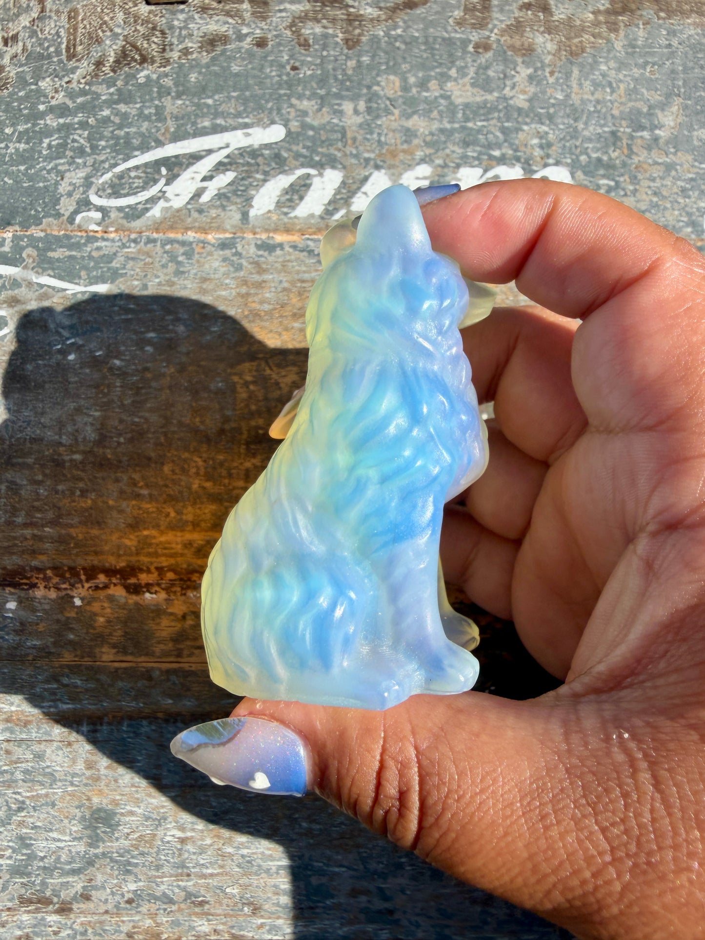 Imperfect Opalite Wolf | Opt N