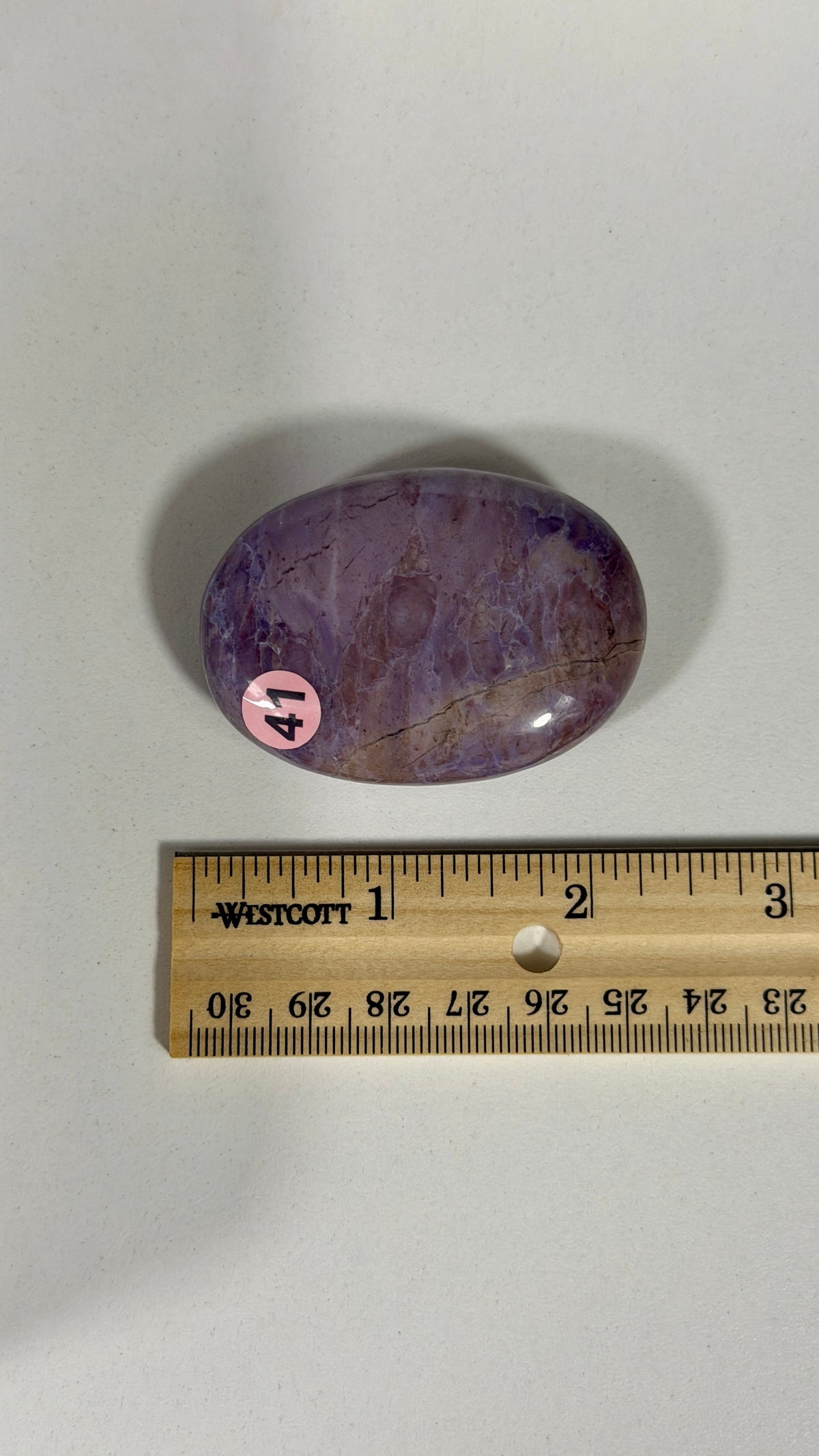 Gorgeous Lavender Jade Palm Stone from Turkey | Opt 41
