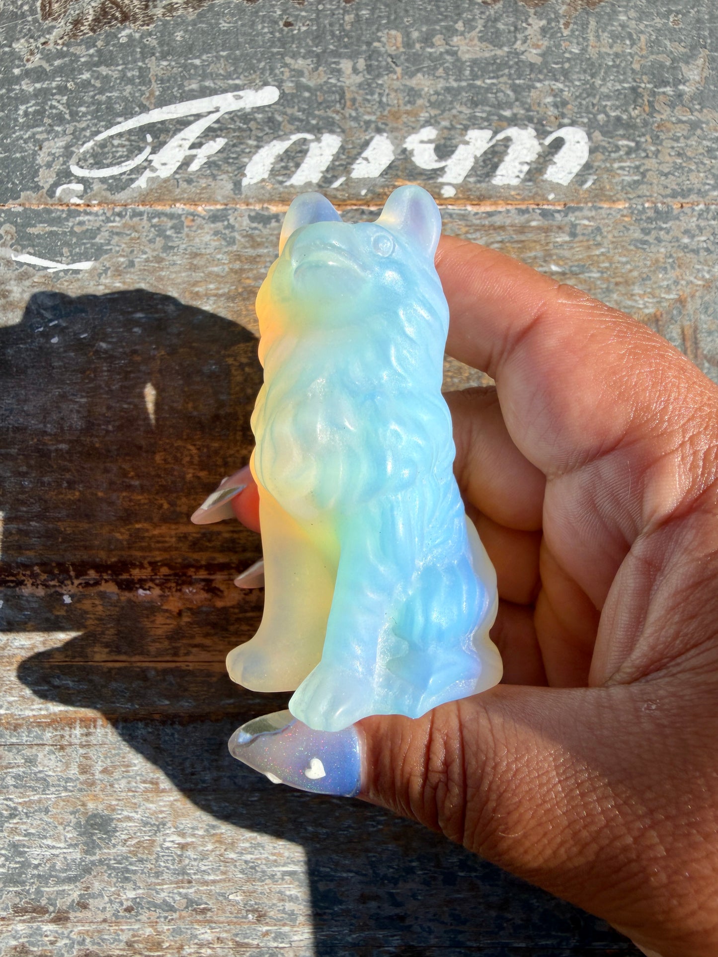 Imperfect Opalite Wolf | Opt P