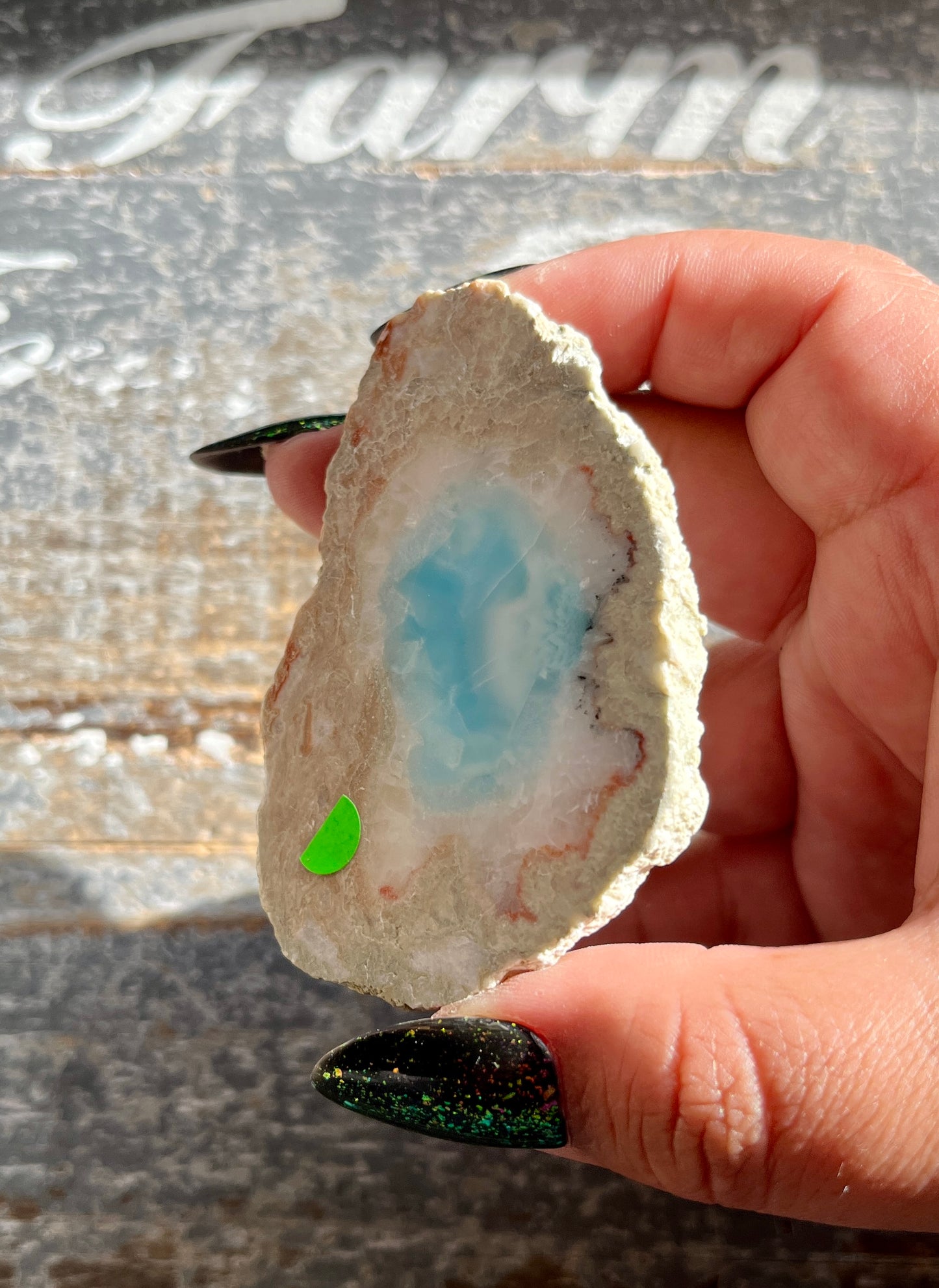 Gorgeous Mini Larimar Slab from the Dominican Republic | AA grade *Tucson Exclusive*