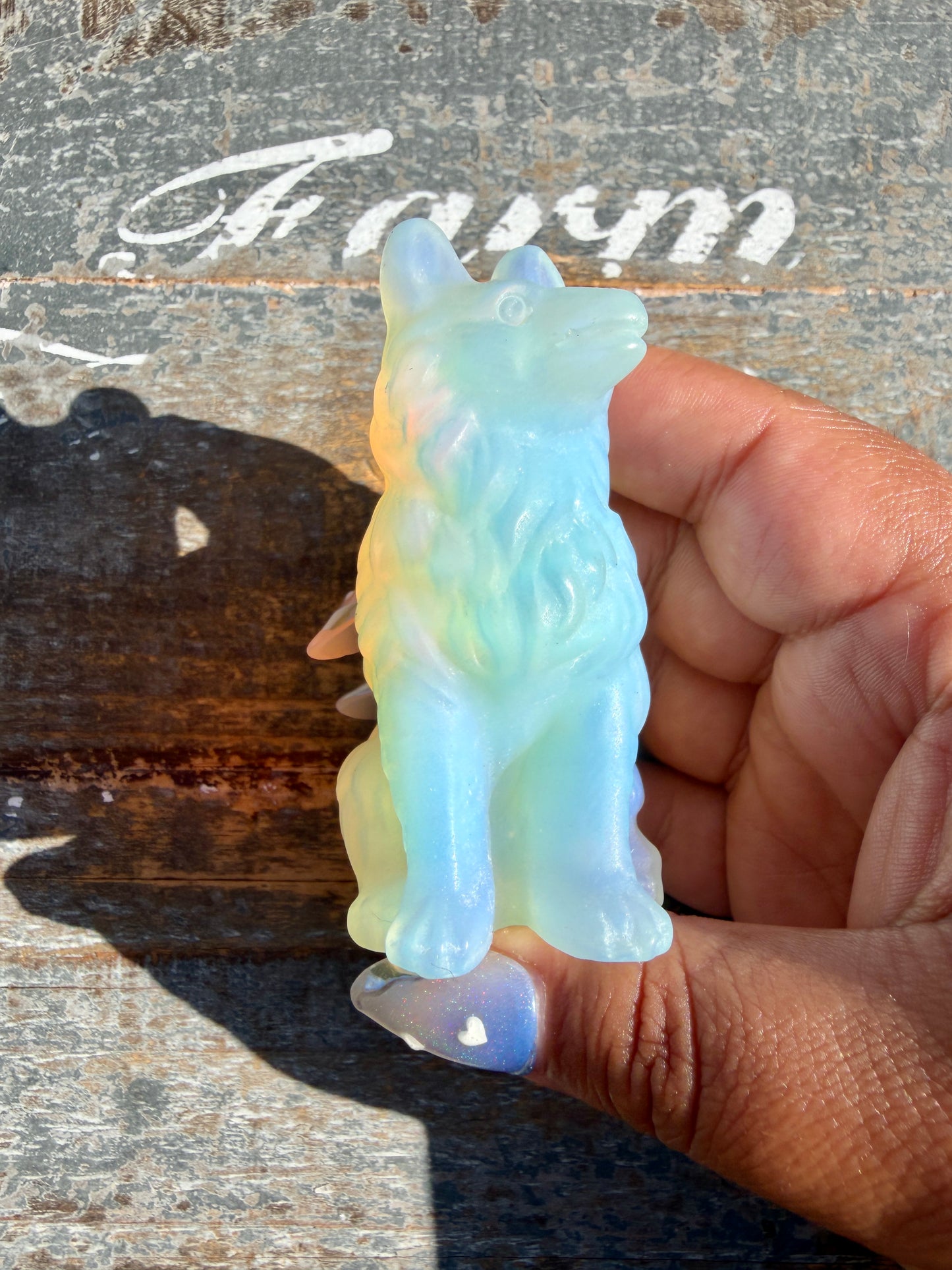 Imperfect Opalite Wolf | Opt P