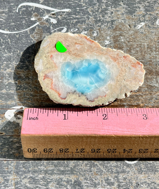 Gorgeous Mini Larimar Slab from the Dominican Republic | AA grade *Tucson Exclusive*