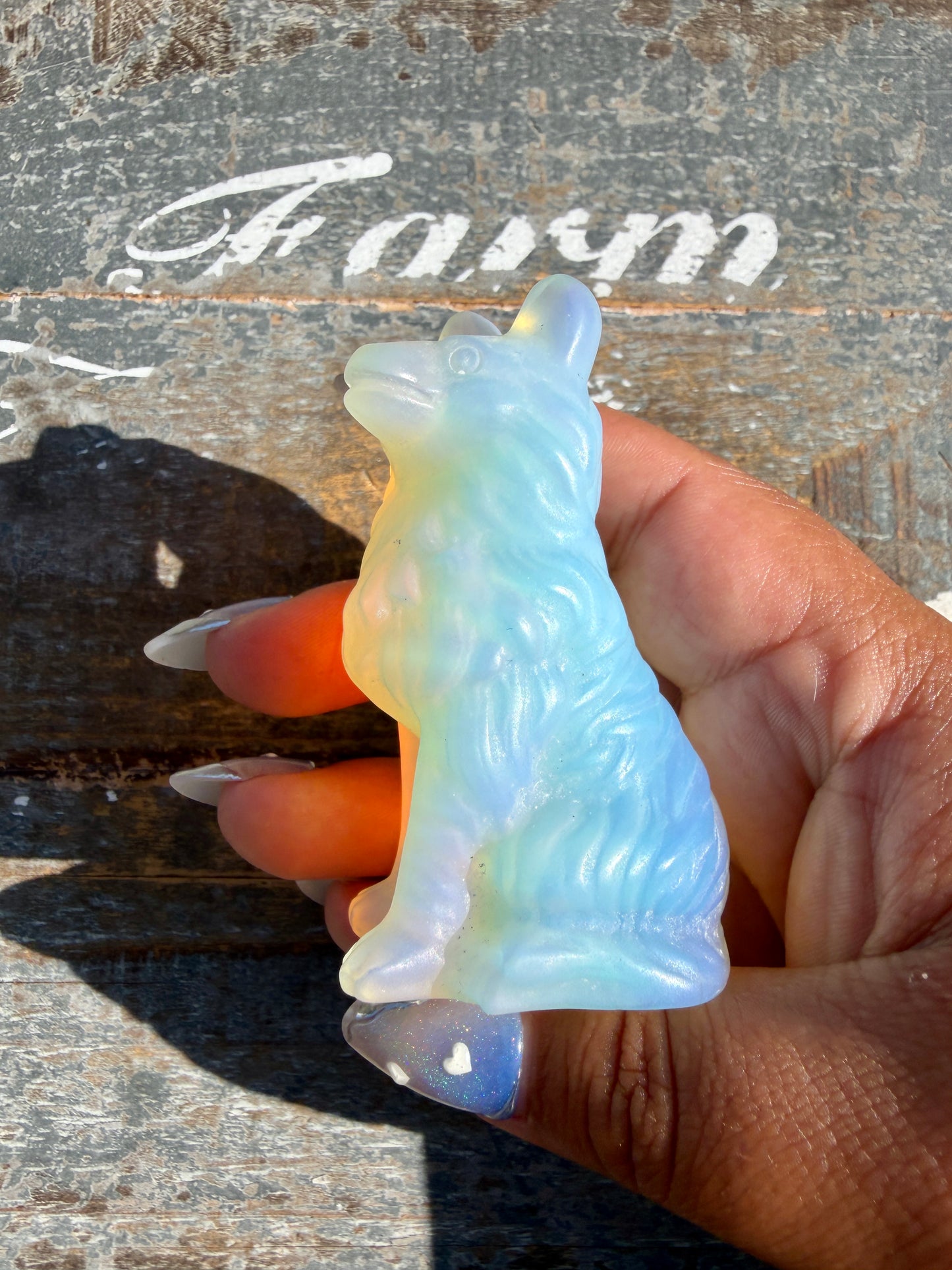 Imperfect Opalite Wolf | Opt P