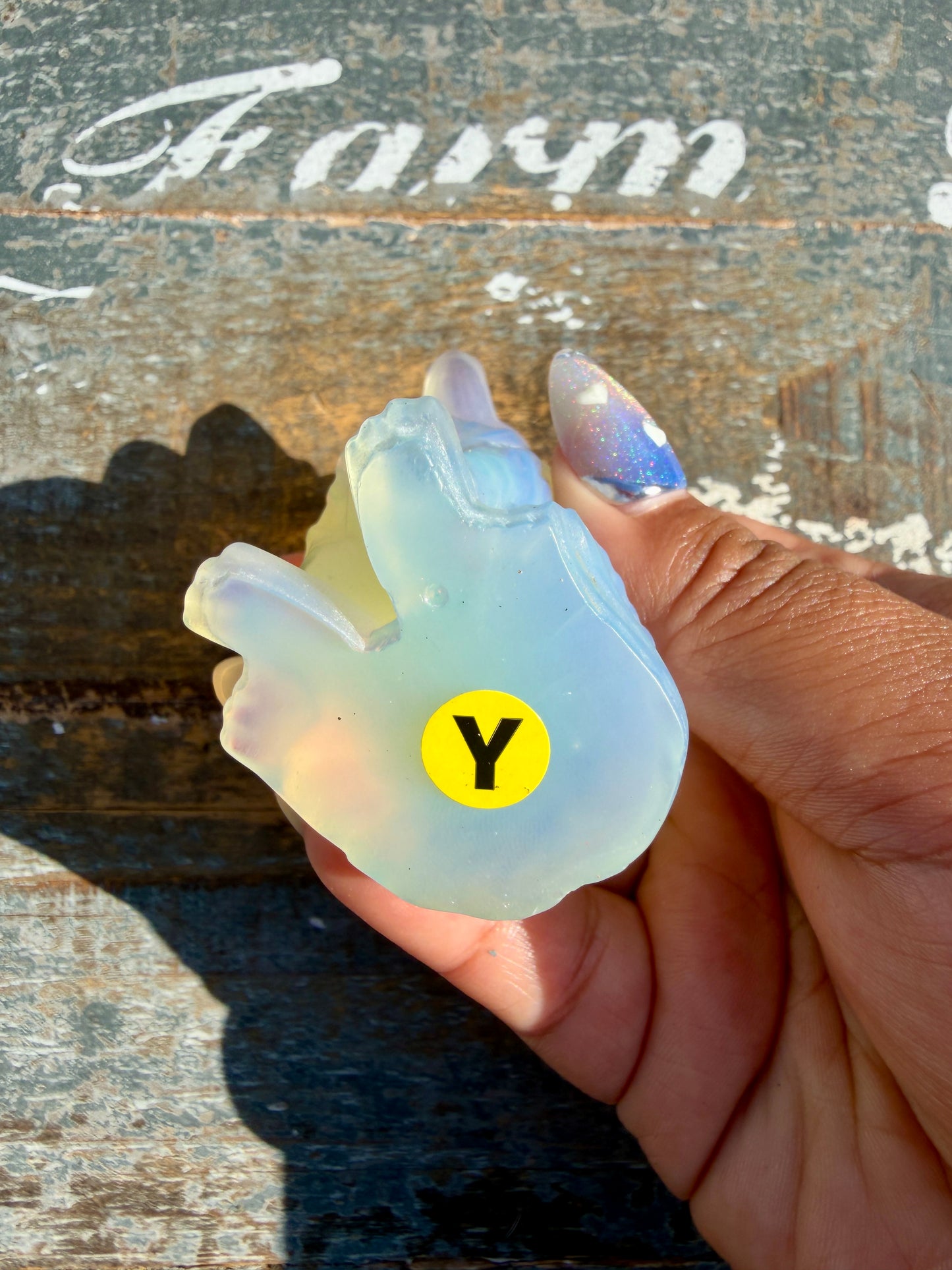 Imperfect Opalite Wolf | Opt Y
