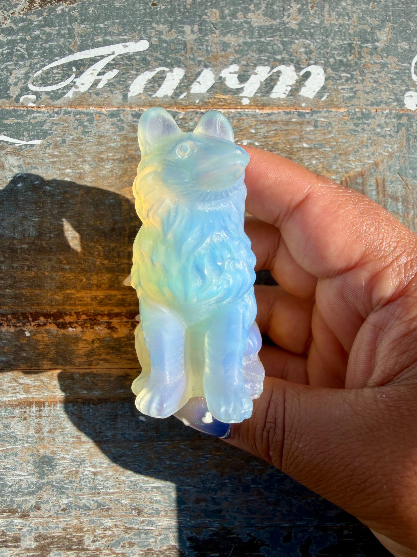 Imperfect Opalite Wolf | Opt Y