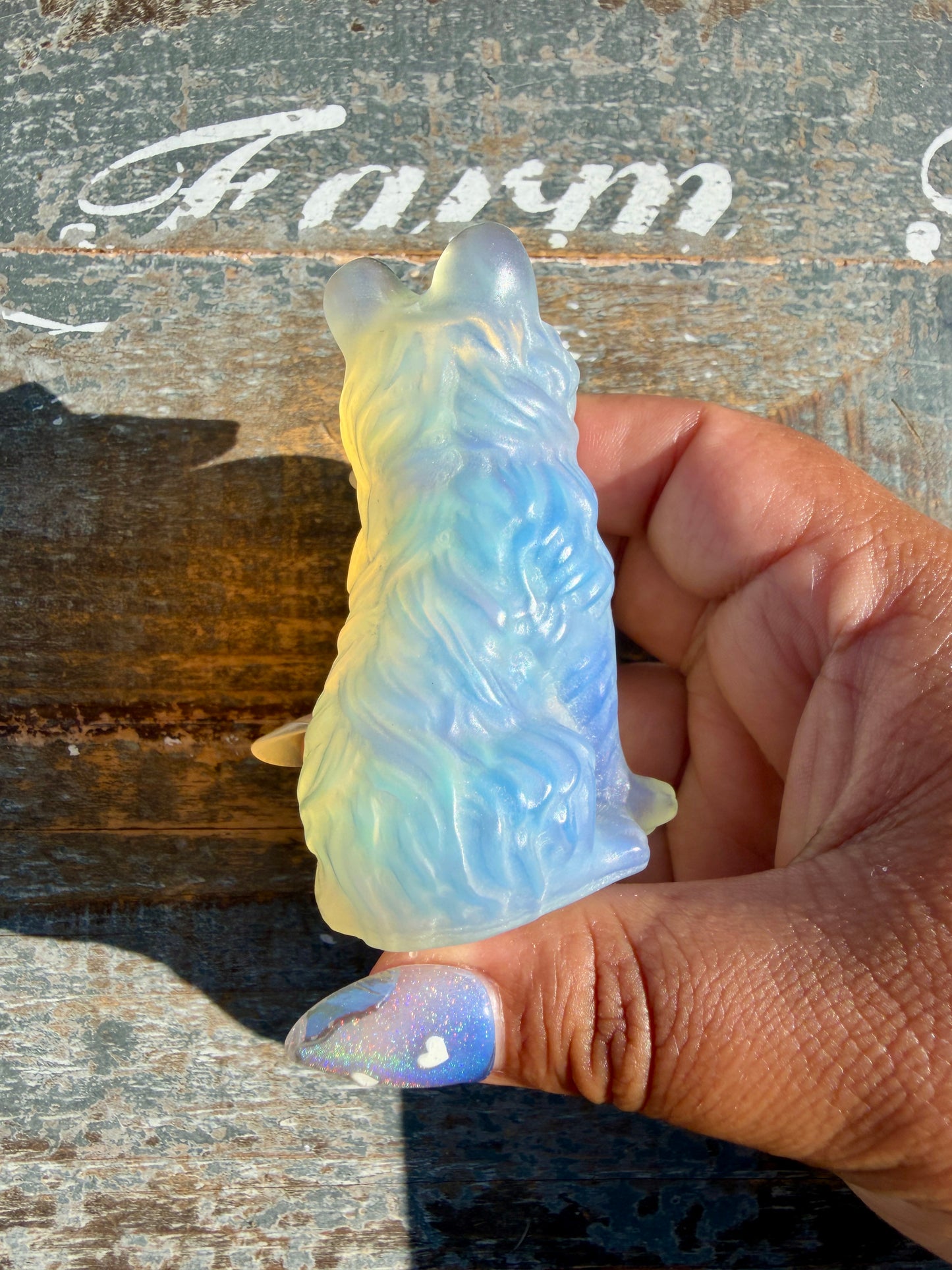 Imperfect Opalite Wolf | Opt Y