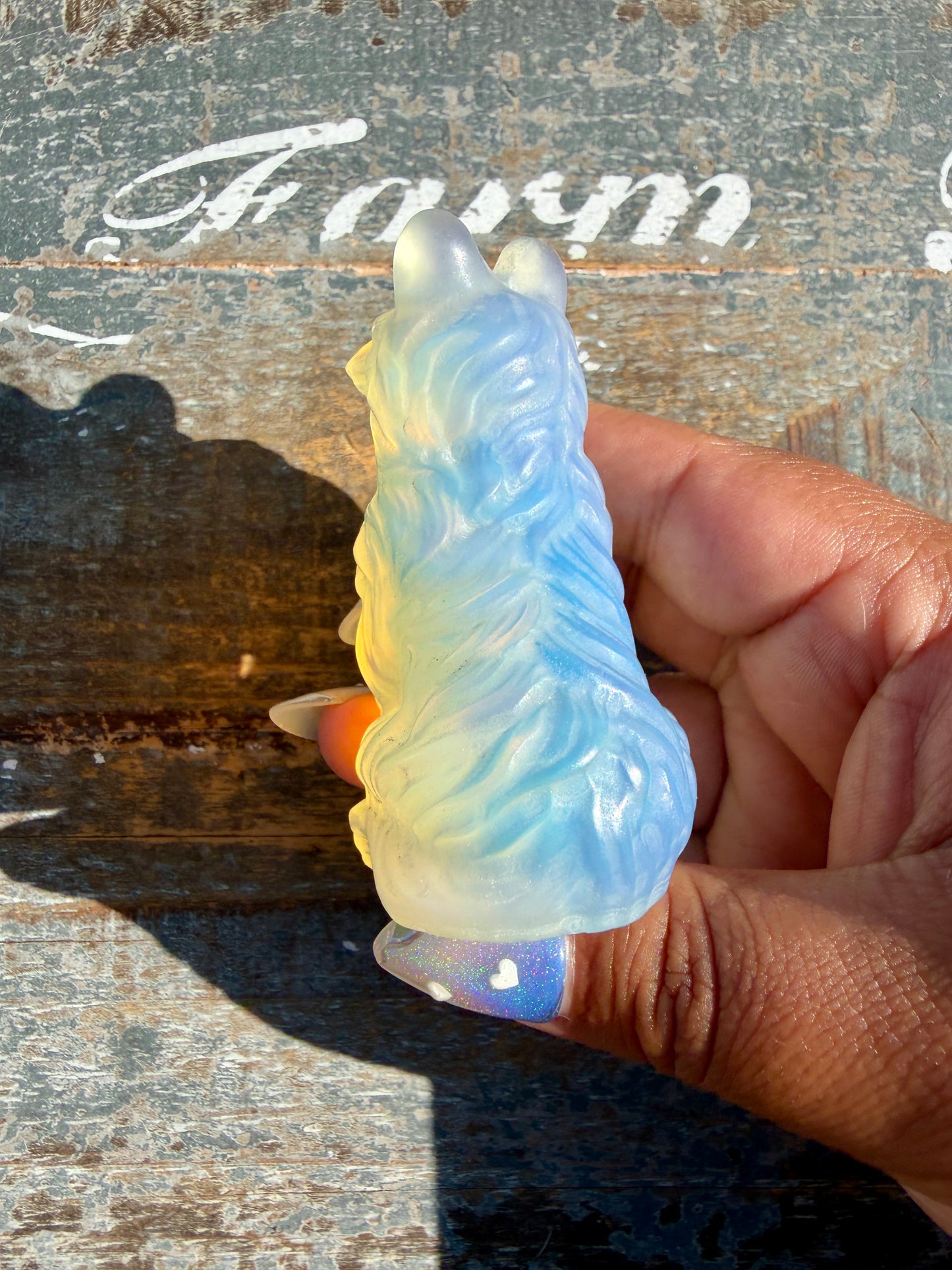 Imperfect Opalite Wolf | Opt Y