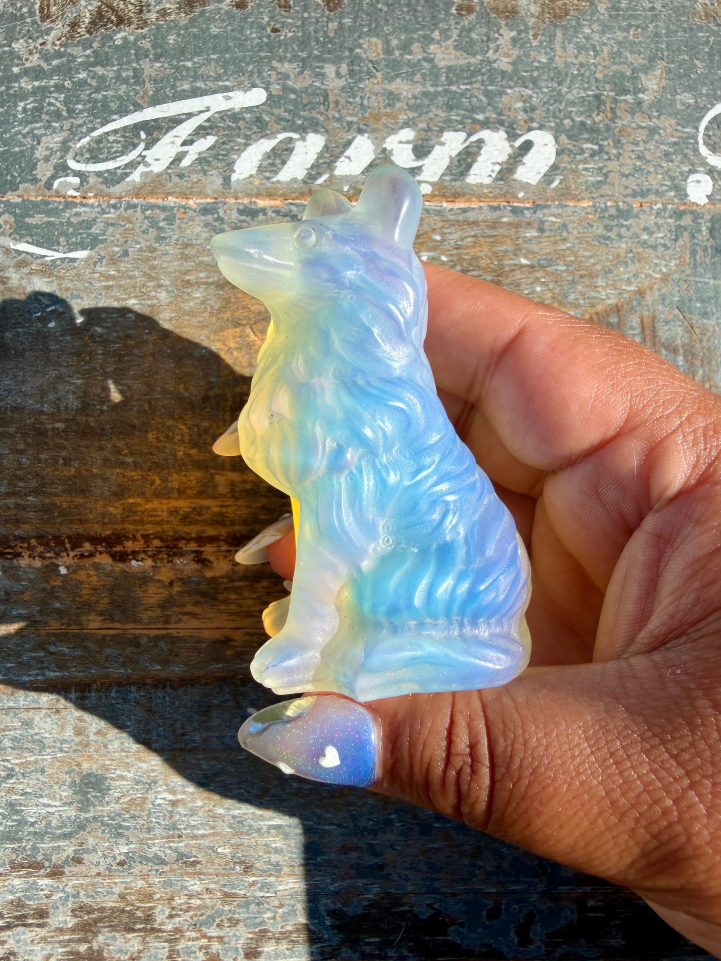 Imperfect Opalite Wolf | Opt Y