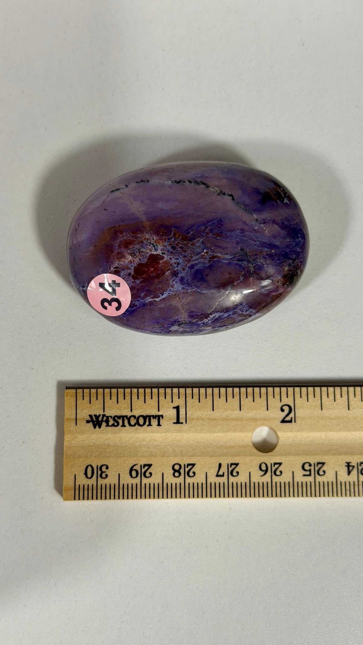 Gorgeous Lavender Jade Palm Stone from Turkey | Opt 34