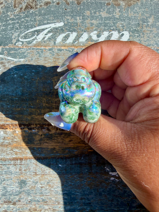 Mini AURA Moss Agate Gorilla | Opt Y