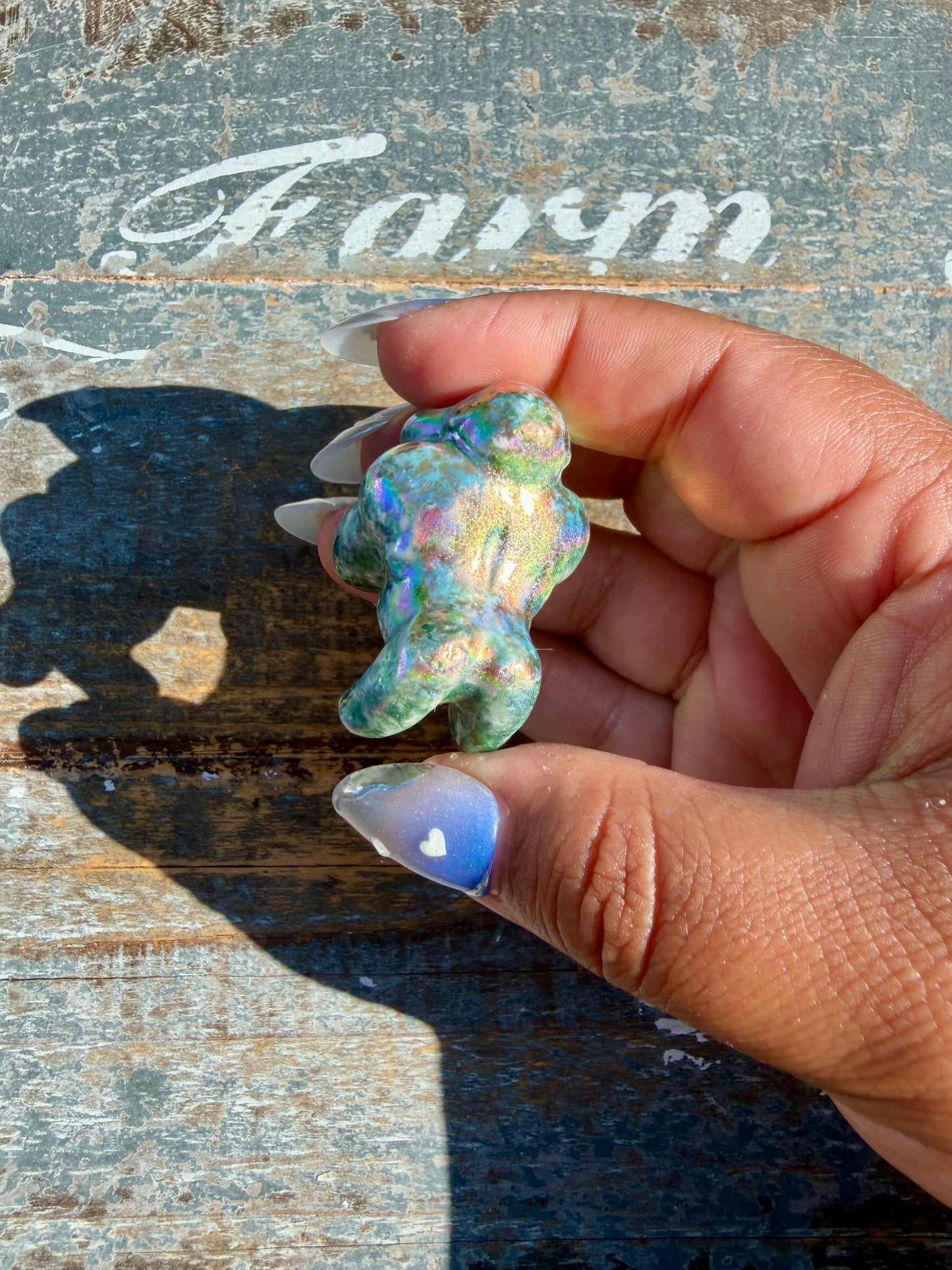 Mini AURA Moss Agate Gorilla | Opt Y