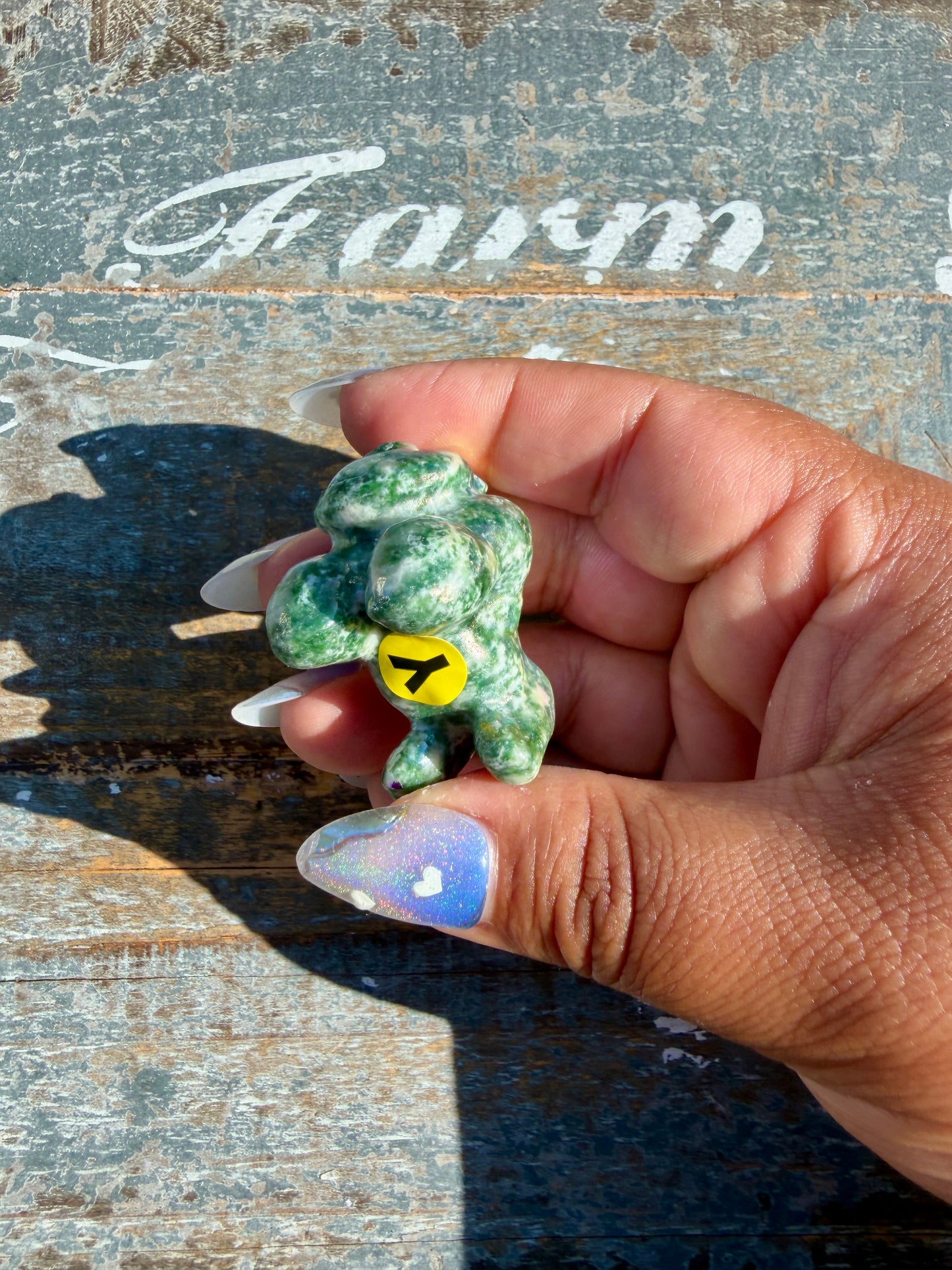 Mini AURA Moss Agate Gorilla | Opt Y