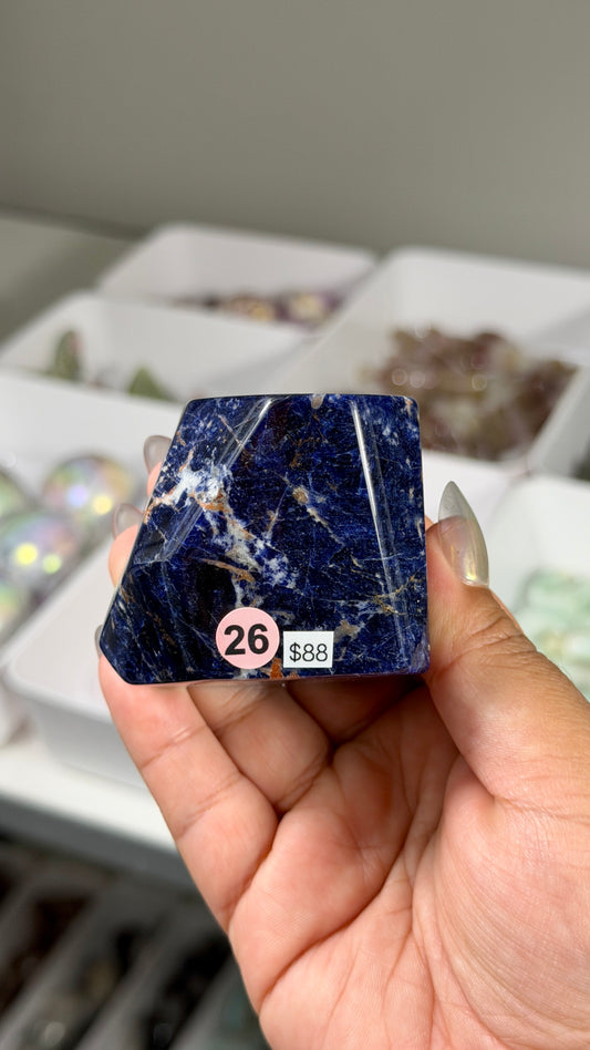 Gorgeous Dark Blue Sodalite Freeform | Opt 26