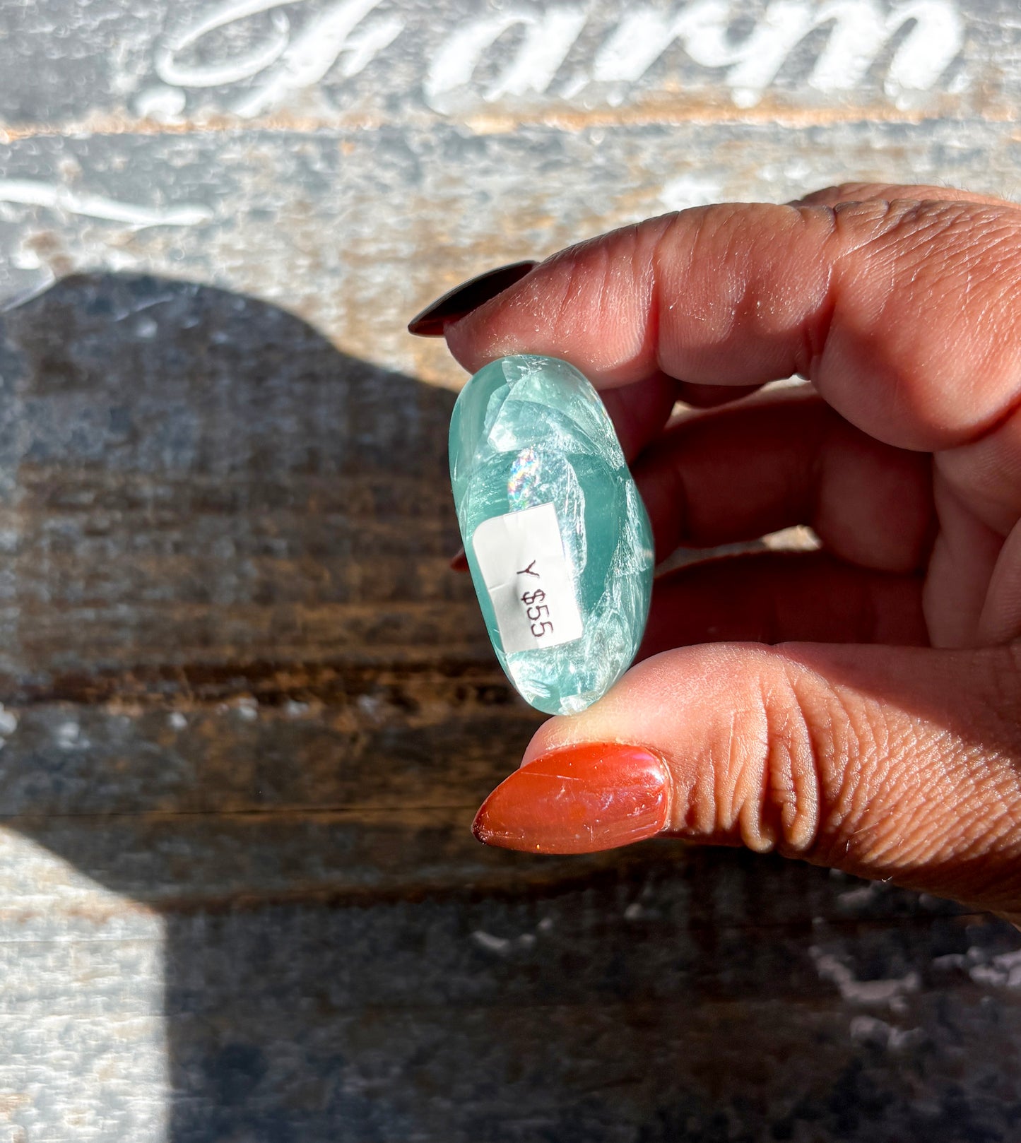 Gorgeous Fluorite Heart from Mexico | Opt Y