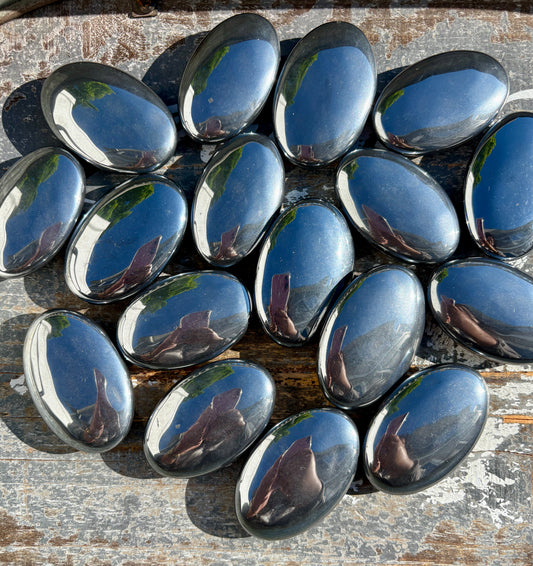 One (1) Terahertz Palmstone (man made) | Intuitively Chosen