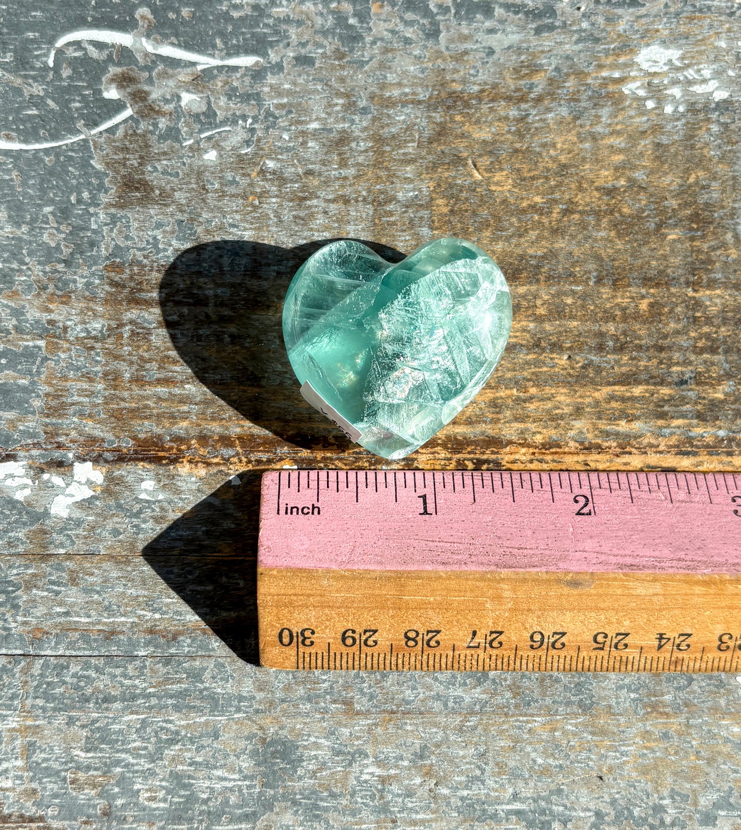 Gorgeous Fluorite Heart from Mexico | Opt Y